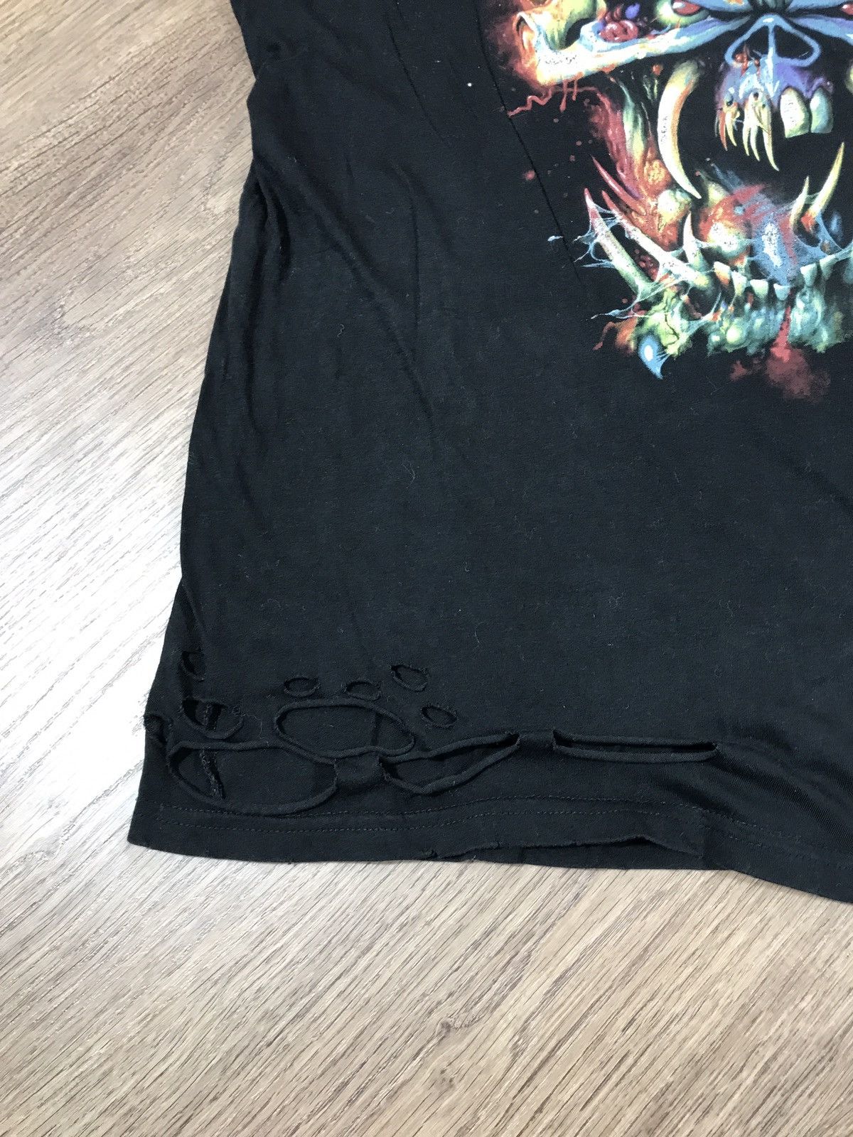 Band Tees Iron Maiden Distressed T Shirt Size US L / EU 52-54 / 3 - 2 Thumbnail