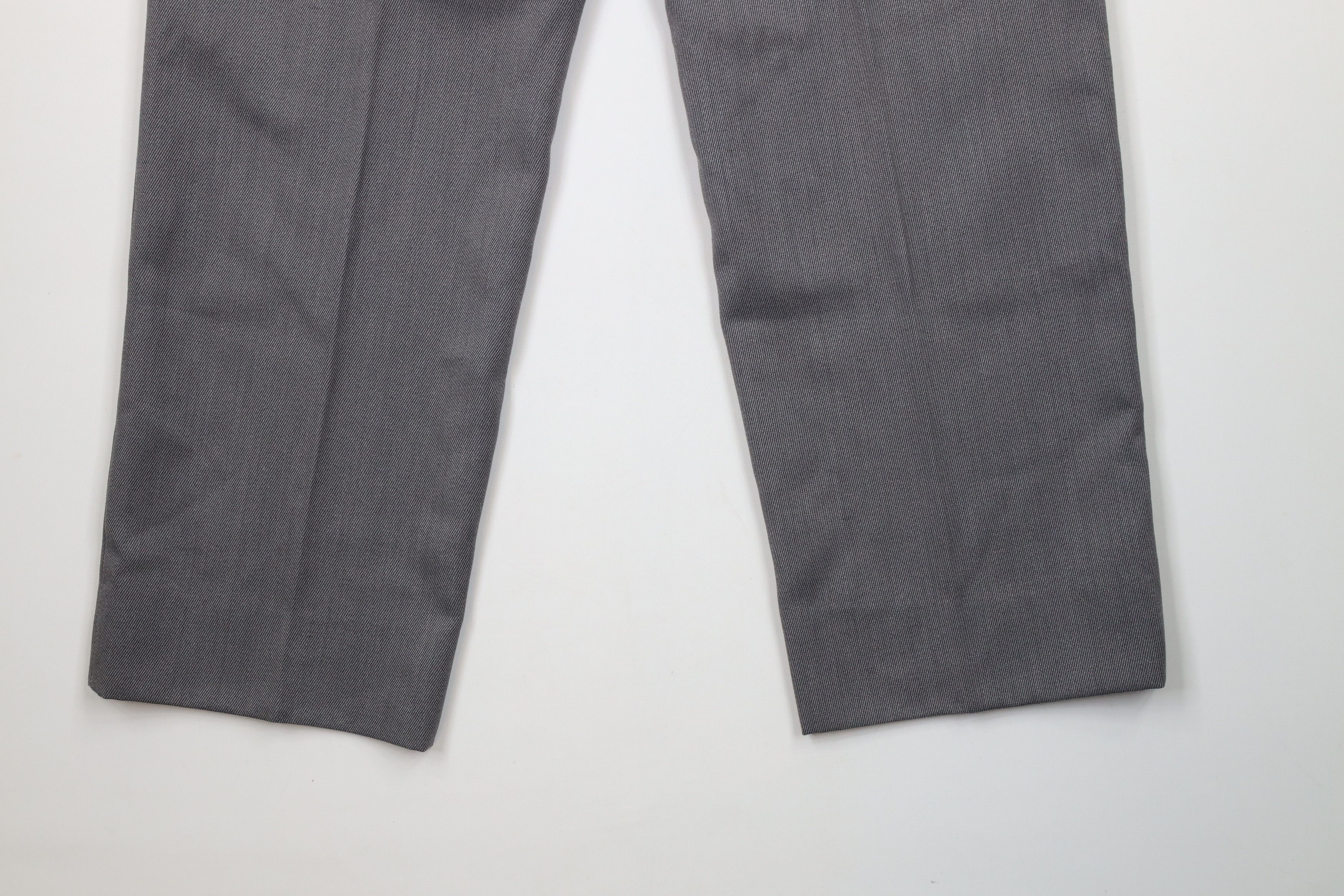 Vintage Vintage 70s Streetwear Ribbed Wide Leg Chino Pants Gray Size US 34 / EU 50 - 12 Thumbnail