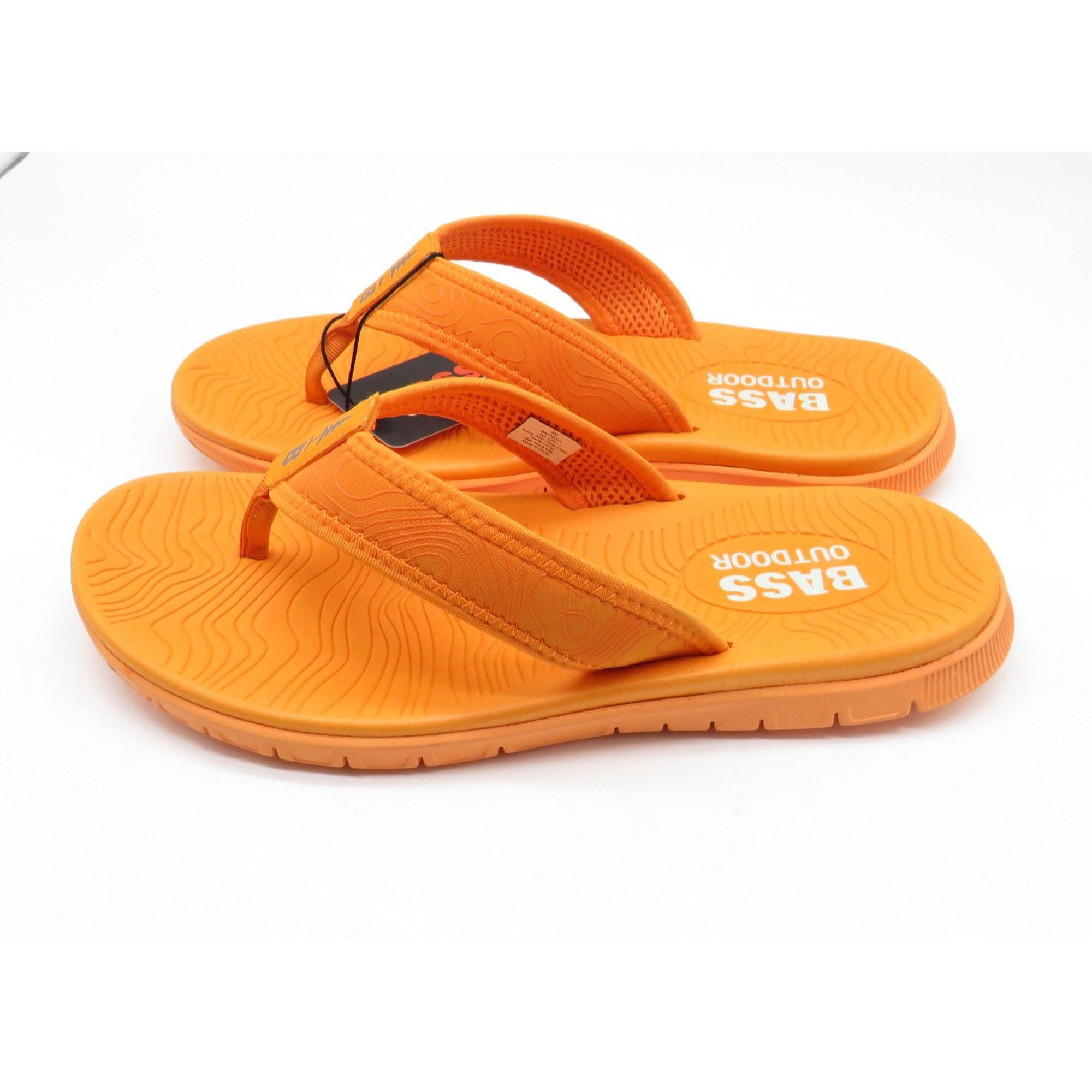 Other Bass Outdoor Men's Orange Flip-Flops Comfortable Durable Siz Size US 9 / EU 42 - 4 Thumbnail