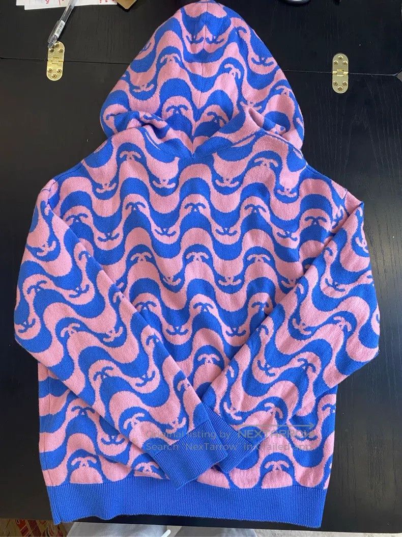 Other Chanel 21 Early Spring Style Dancing Wave Wool Sweatshirt Size M / US 6-8 / IT 42-44 - 2 Thumbnail