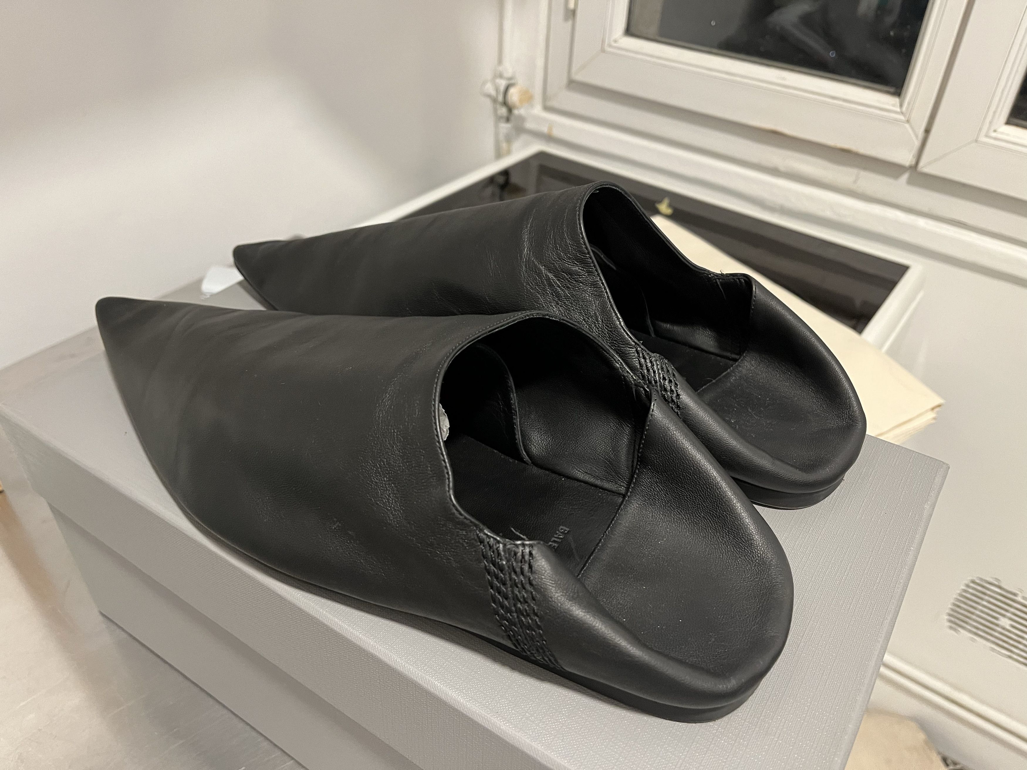 Balenciaga Balenciaga Flat Mule Black 42 Size US 9 / EU 42 - 5 Thumbnail