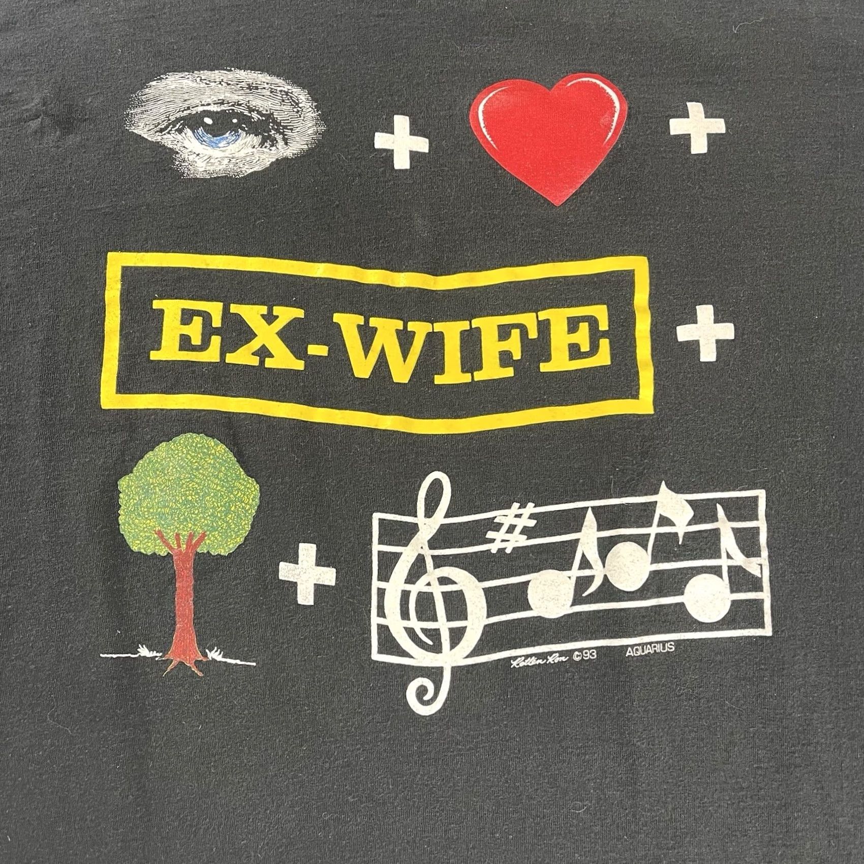 Vintage VINTAGE SAC T-Shirt XL Black I LOVE COUNTRY MUSIC 90s Single Stitch Graphic Tee Mens XL Size US XL / EU 56 / 4 - 7 Thumbnail