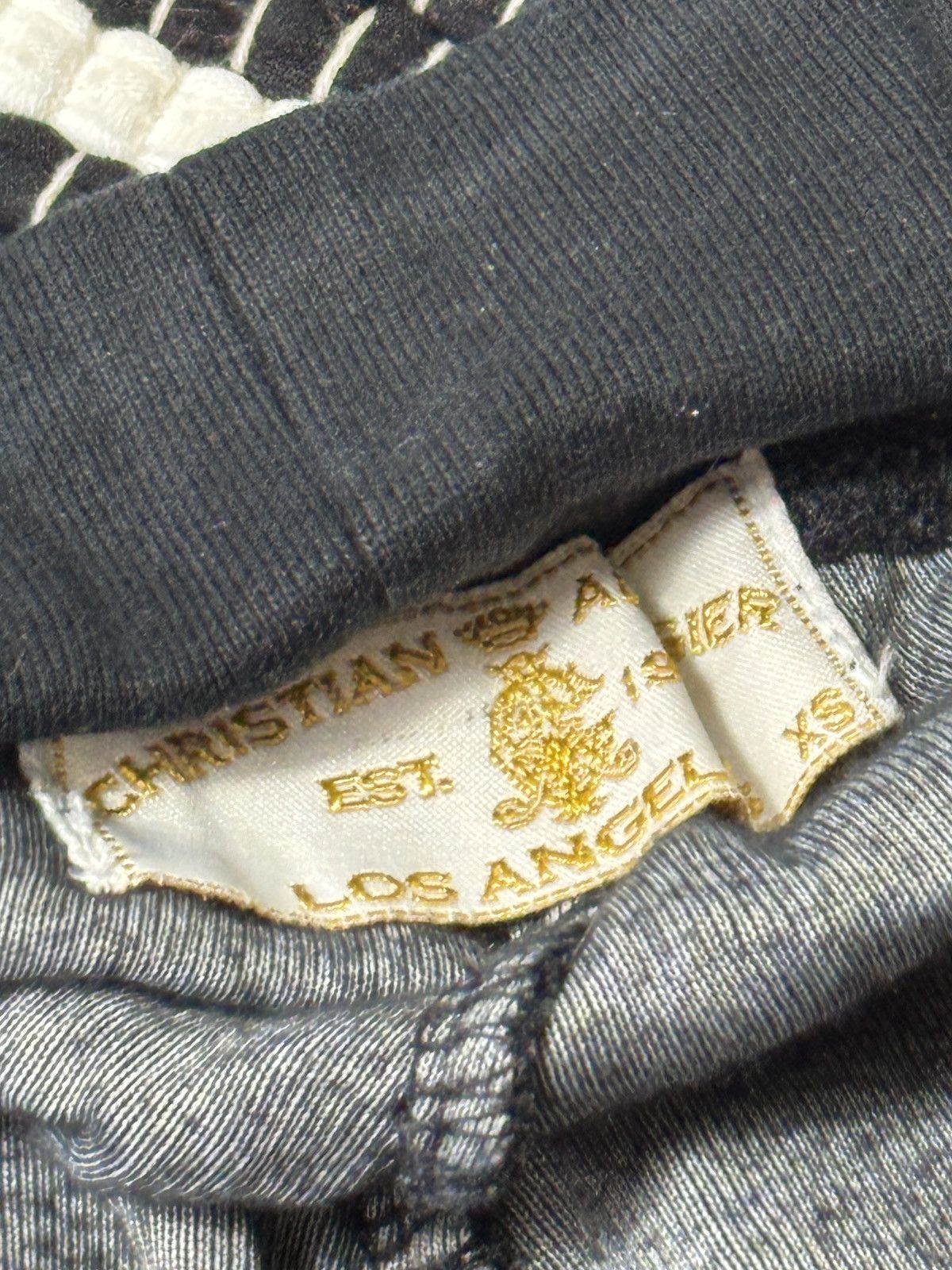 Christian Audigier VINTAGE CHRISTIAN AUDIGIER 2000s VELOUR PANTS Size 28" / US 6 / IT 42 - 6 Thumbnail