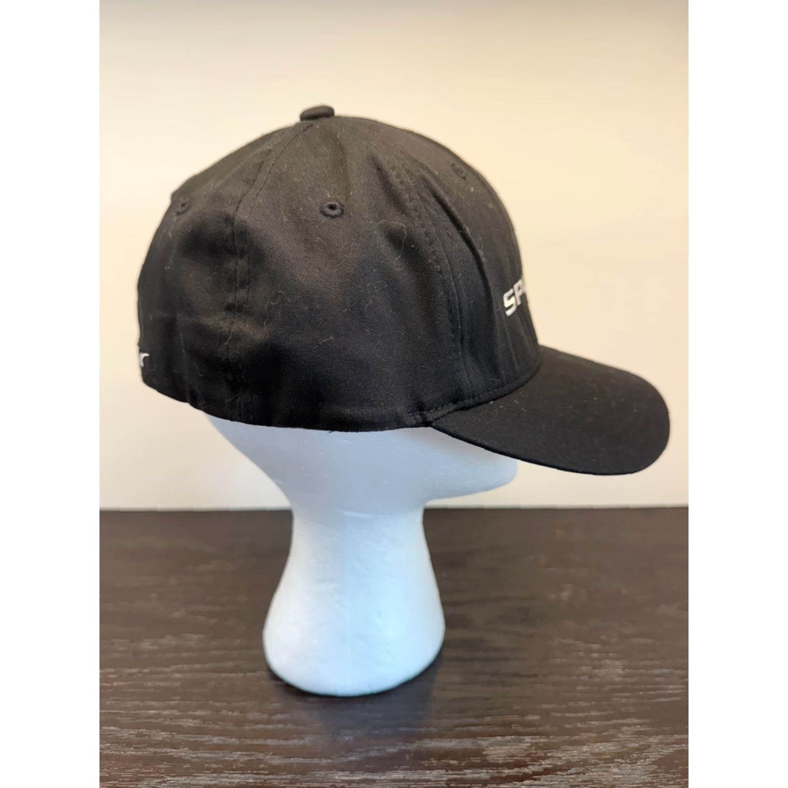 Vintage SpaceX Hat Mens Small Black Flexfit Yupoong Performance Space Embroidered Logo Size ONE SIZE - 4 Thumbnail