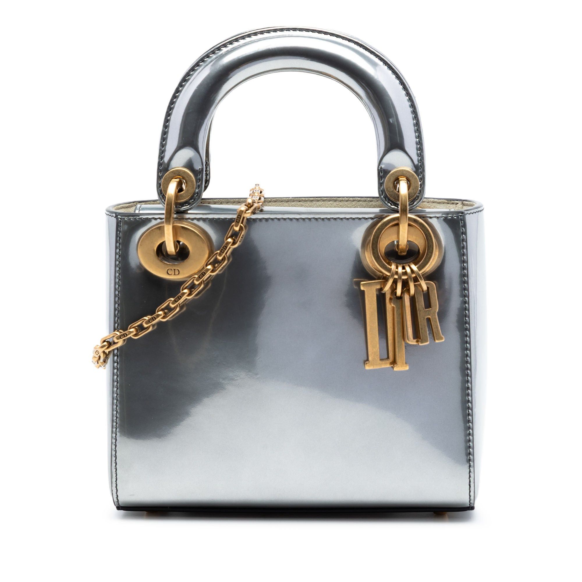 Dior Mini Metallic Patent Lady Dior Size ONE SIZE - 1 Thumbnail