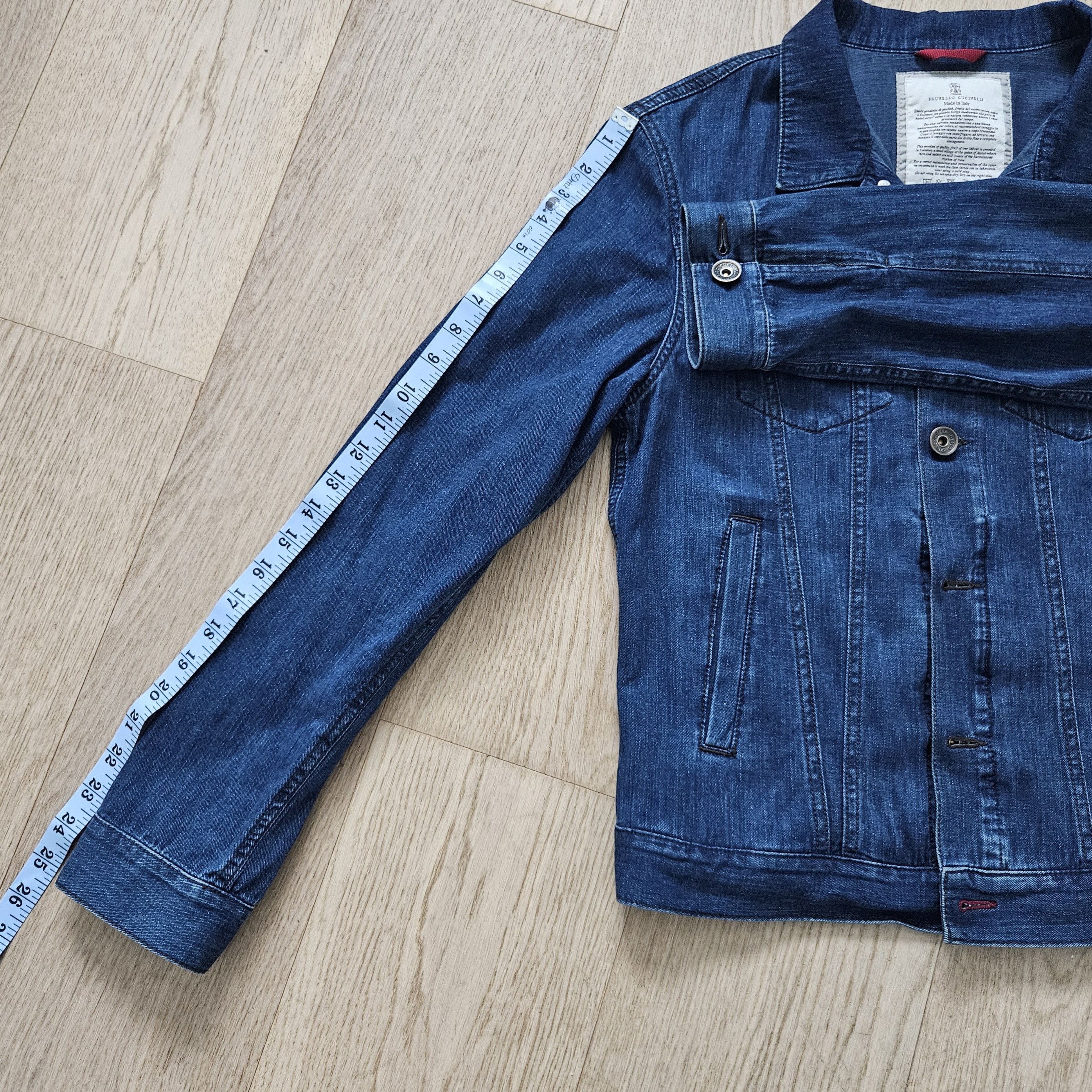 Brunello Cucinelli Brunello Cucinelli Italian Denim Jacket – IT 48 / US 38 Size US M / EU 48-50 / 2 - 15 Thumbnail