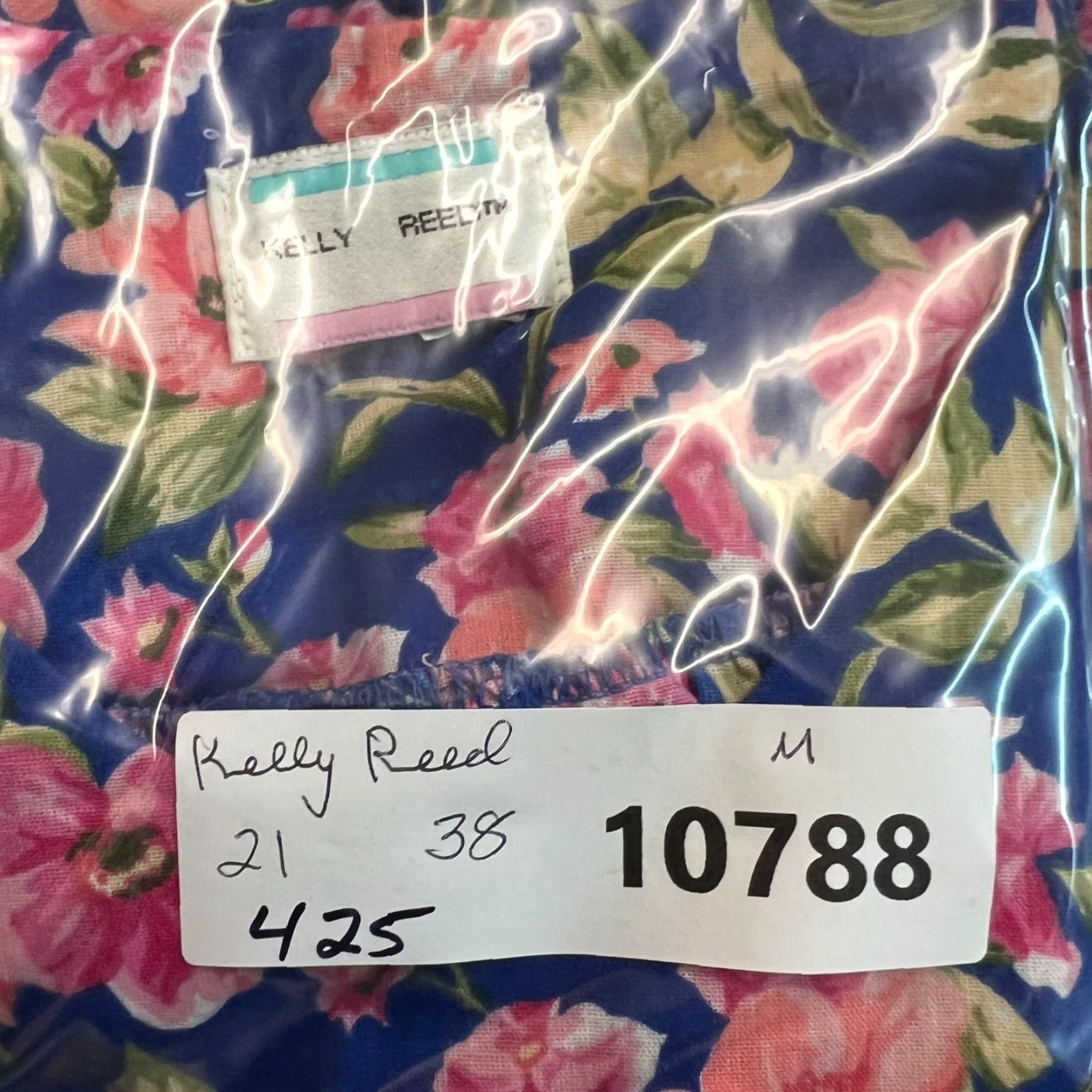 Vintage VINTAGE Kelly Reed Floral Pocketed House Dress Womens Size M Pink Cotton Blend Size M / US 6-8 / IT 42-44 - 8 Thumbnail