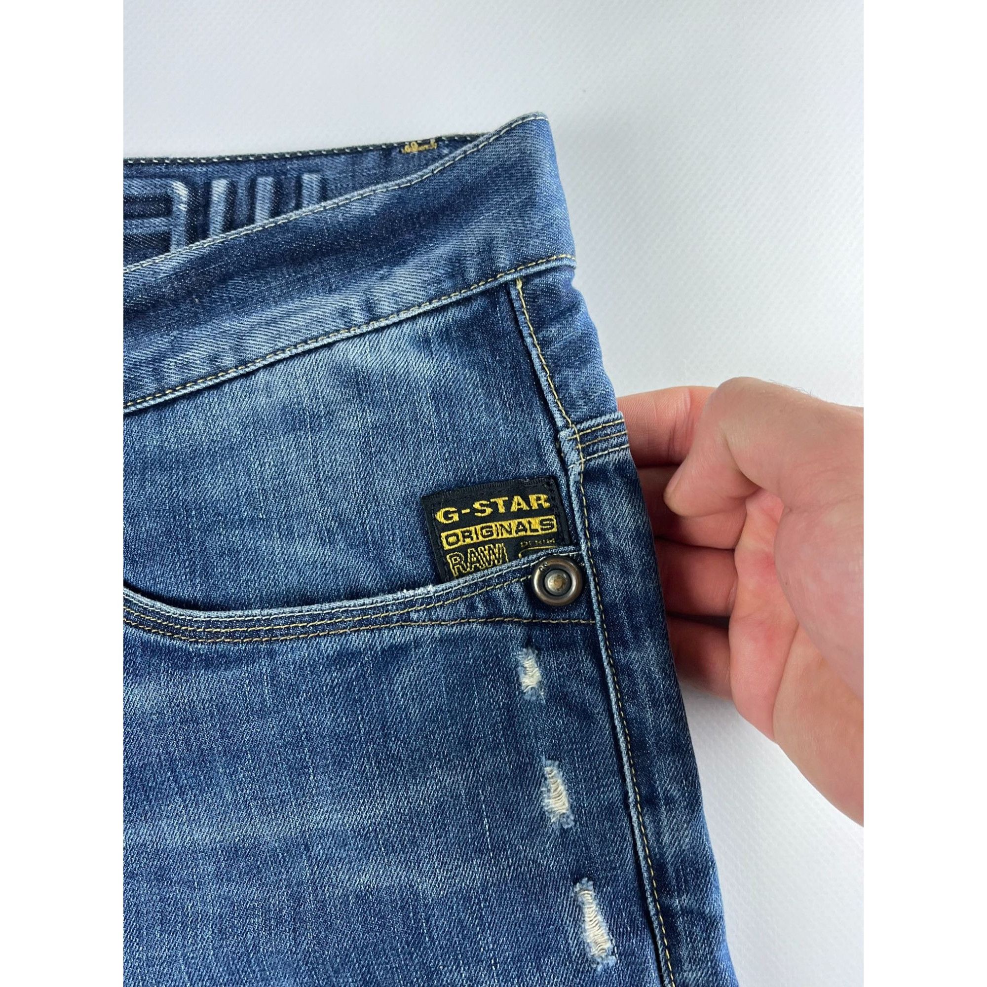 G-Star G-Star Raw Denim Vintage Baggy Jeans Size US 31 - 5 Thumbnail