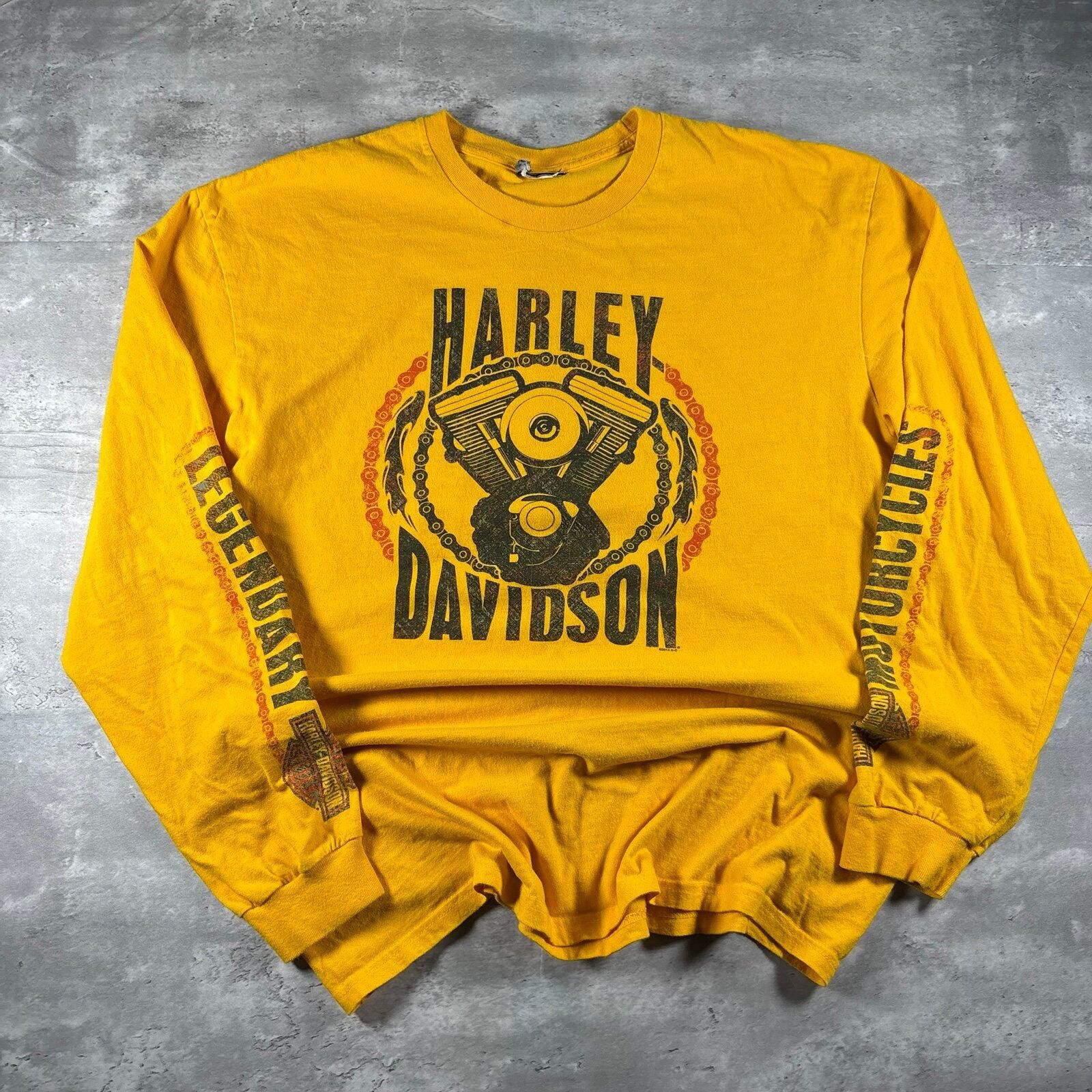 Harley Davidson Vintage Harley Davidson graphic long sleeve Size US L / EU 52-54 / 3 - 7 Thumbnail