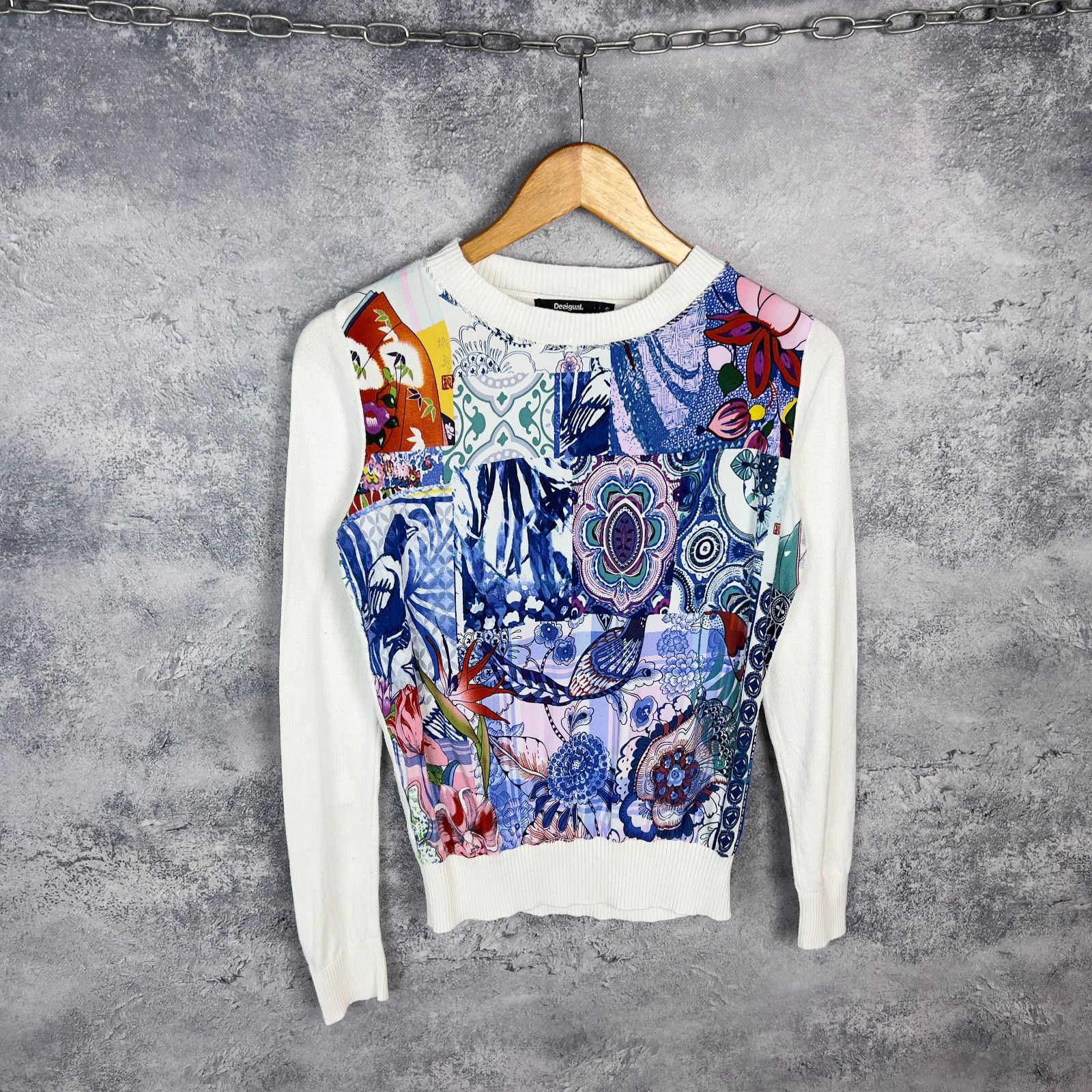 Desigual Desigual Sweater Women's Size S Multicolor Viscose ` Size S / US 4 / IT 40 - 1 Thumbnail