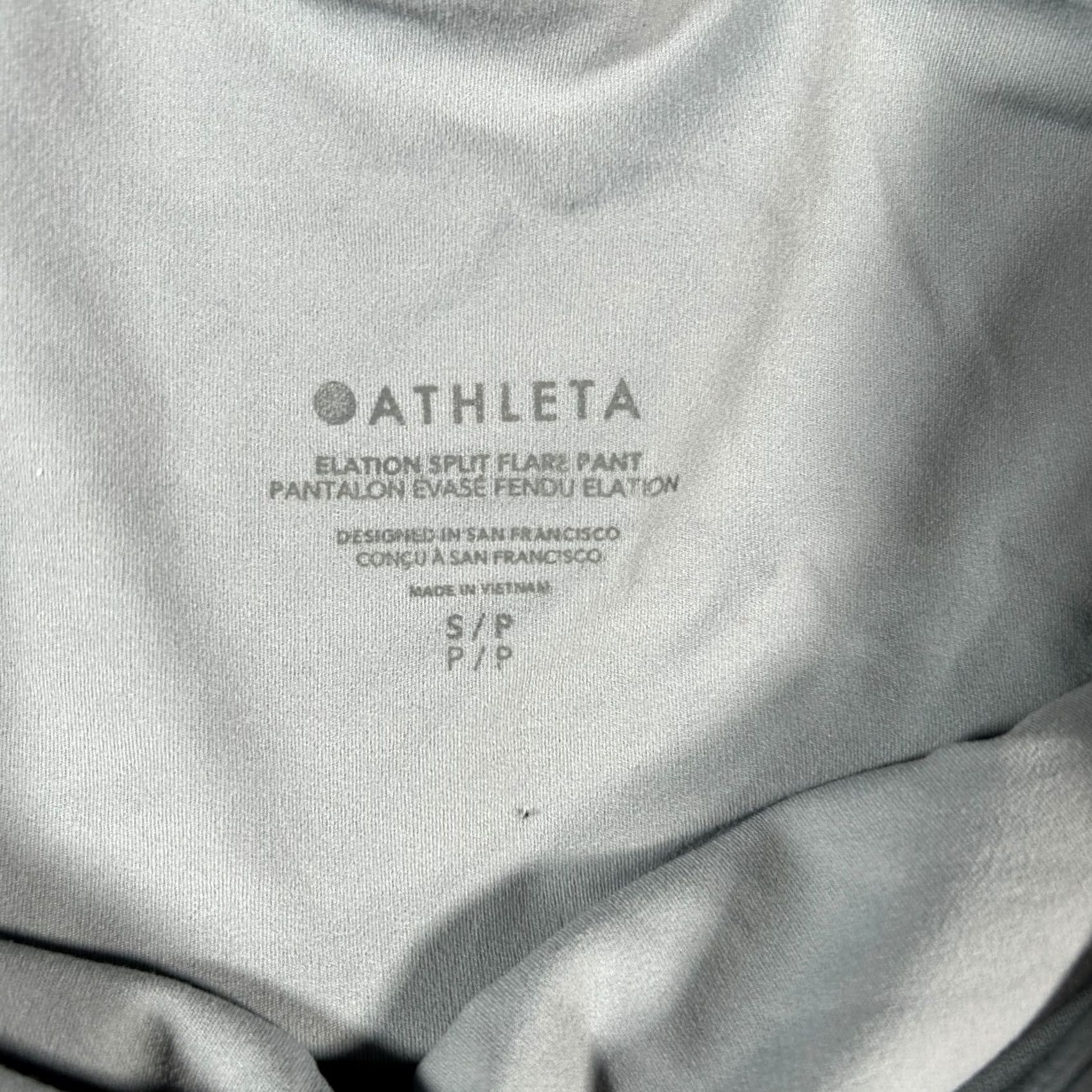 Athleta Athleta Pants Womens S Gray Elation 25x29 Ultra High Rise Split Flare Leg Yoga Size 28" / US 6 / IT 42 - 3 Thumbnail