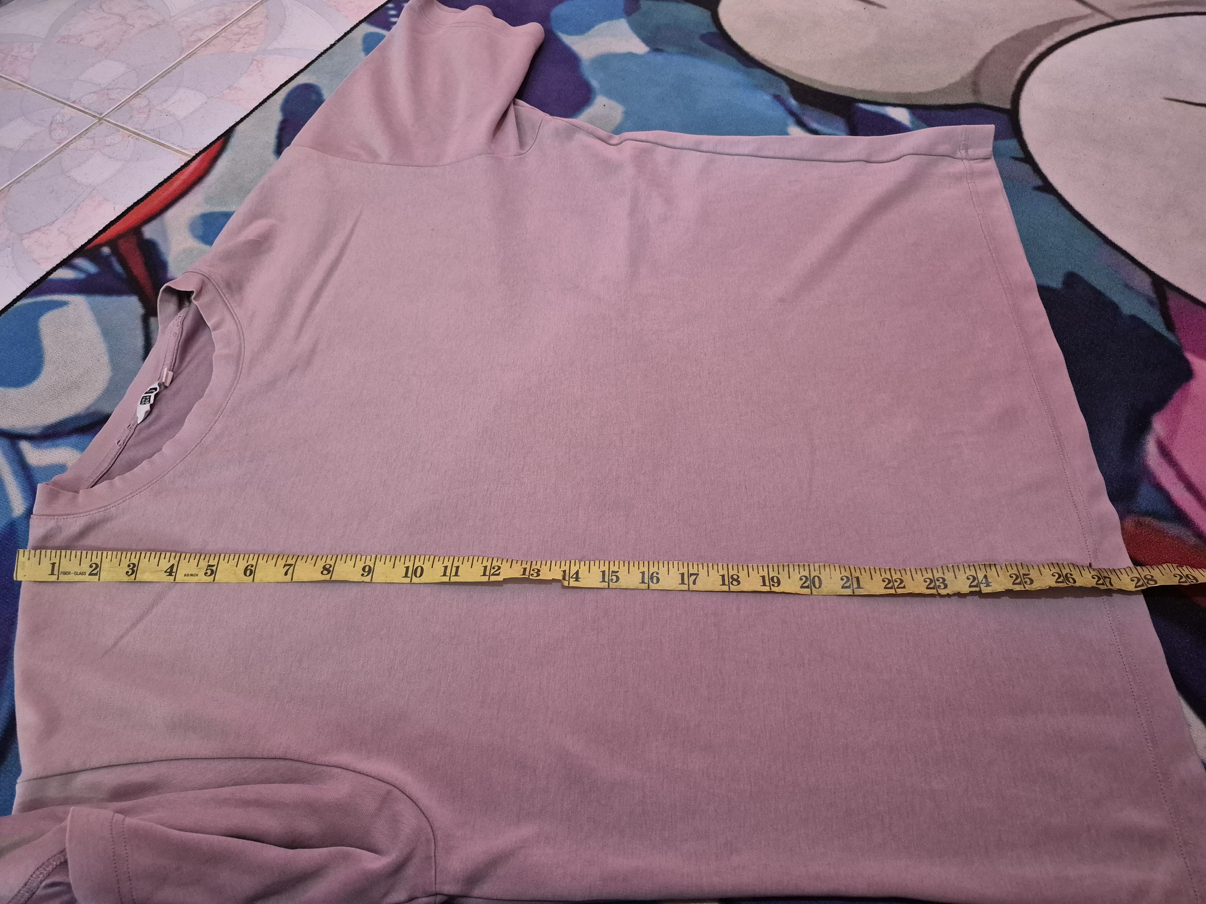 Lemaire × Uniqlo 🔥 Uniqlo U Lemaire Airism Lilac Plain Tee Size US XXL / EU 58 / 5 - 9 Thumbnail