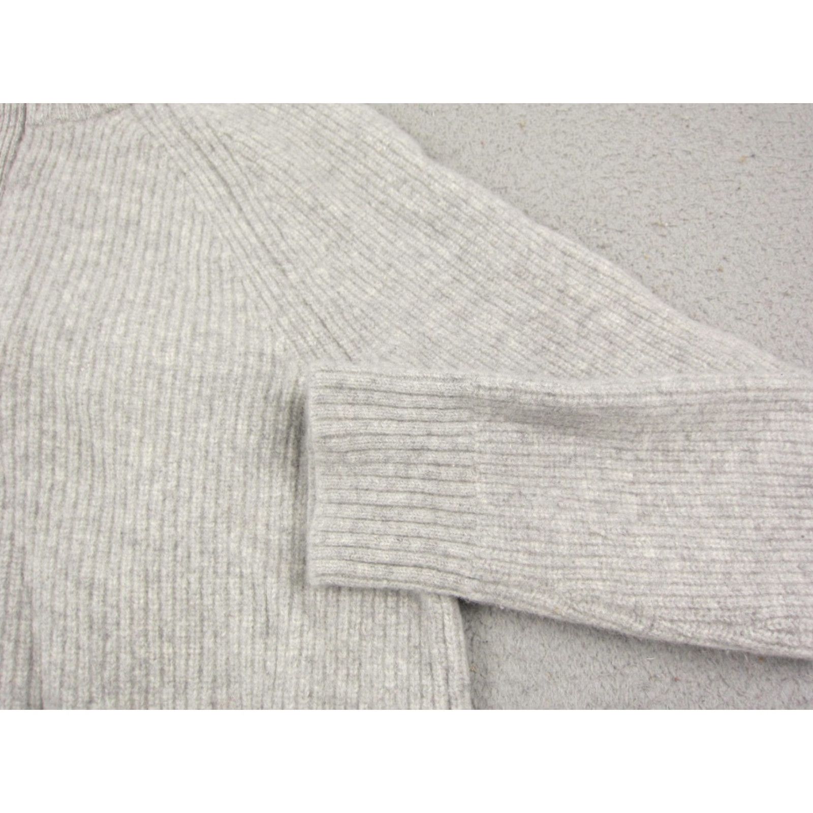 Banana Republic Banana Republic Sweater Mens Small Gray Merino Wool Henley Knit Pullover Long Sleeve Regular Fit Casual Vintage: No Size US S / EU 44-46 / 1 - 3 Thumbnail