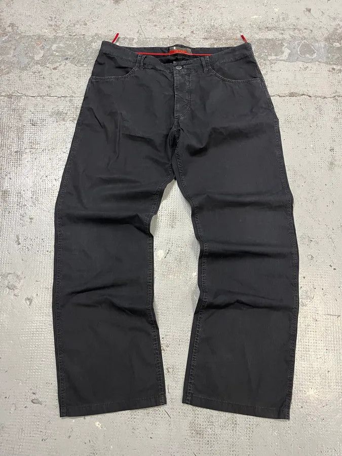 Prada 2000s Prada Black Cozy Pants Size US 34 / EU 50 - 4 Thumbnail