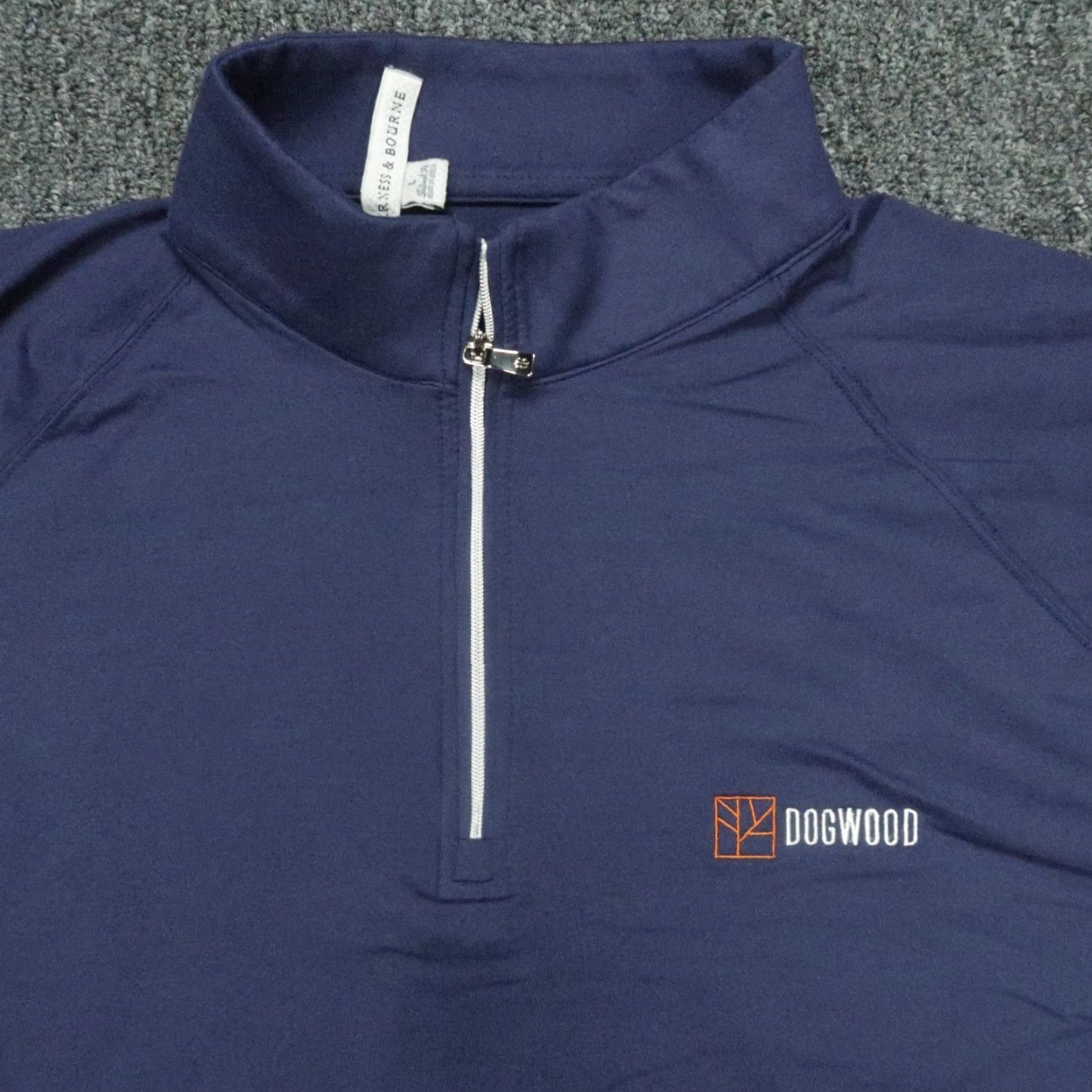 Vintage Holderness & Bourne Pullover Men Large The Westland Performance 1/4 Zip Dogwood Blue Size US L / EU 52-54 / 3 - 2 Thumbnail