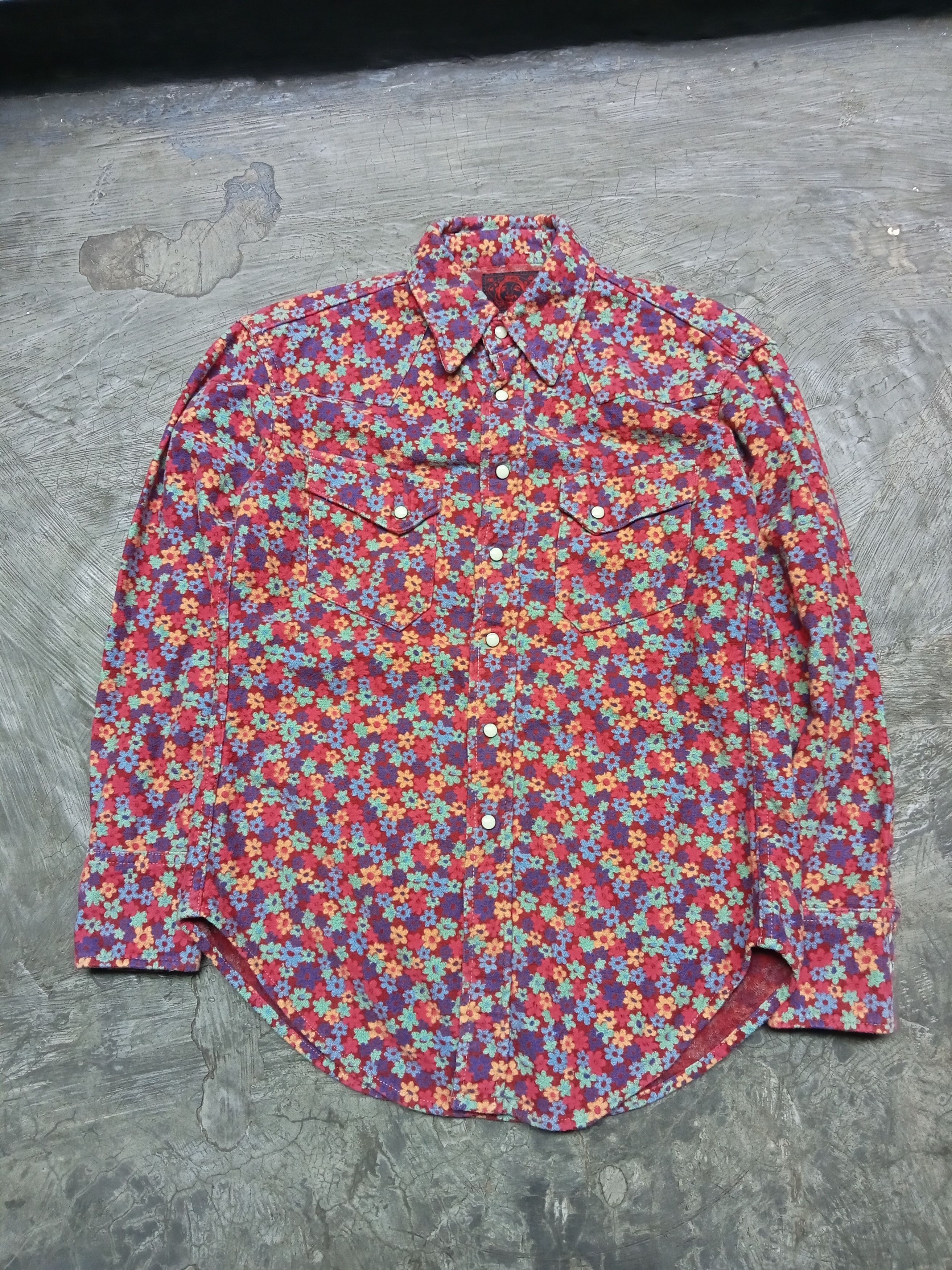 Evisu Vintage Evisu Floral western shirt | Grailed