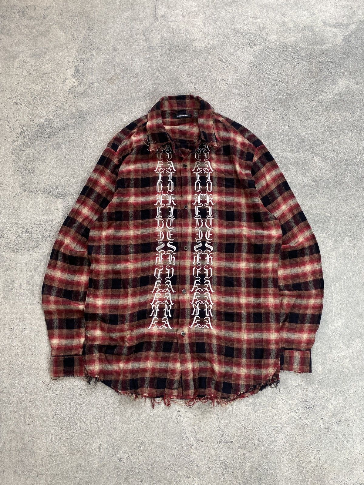 Christian Dada Christian Dada Flannel Shirt Size US L / EU 52-54 / 3 - 1 Thumbnail