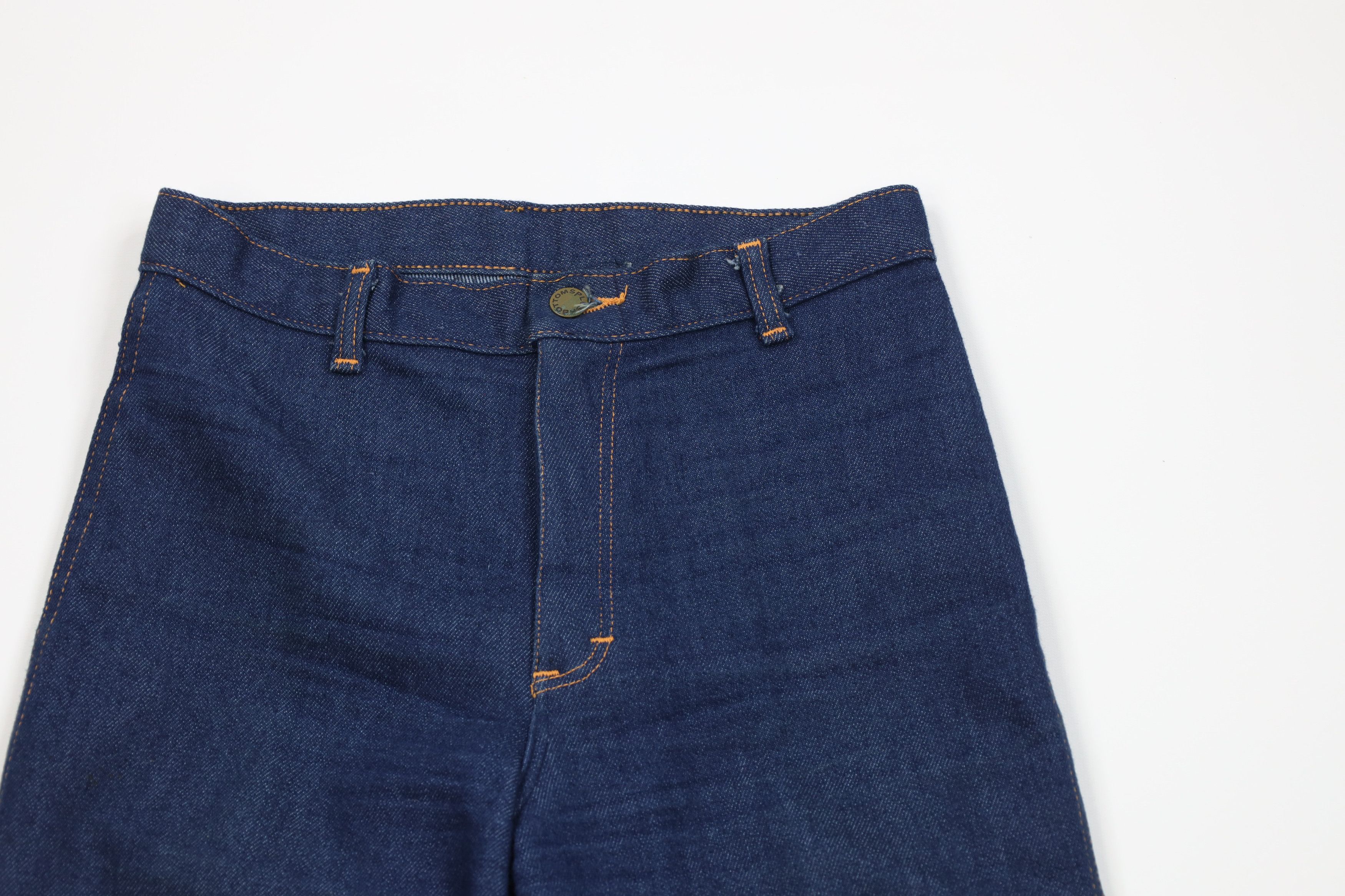 Vintage Vintage 70s Streetwear Wide Leg Bell Bottoms Jeans Blue USA Size 30" / US 8 / IT 44 - 2 Thumbnail
