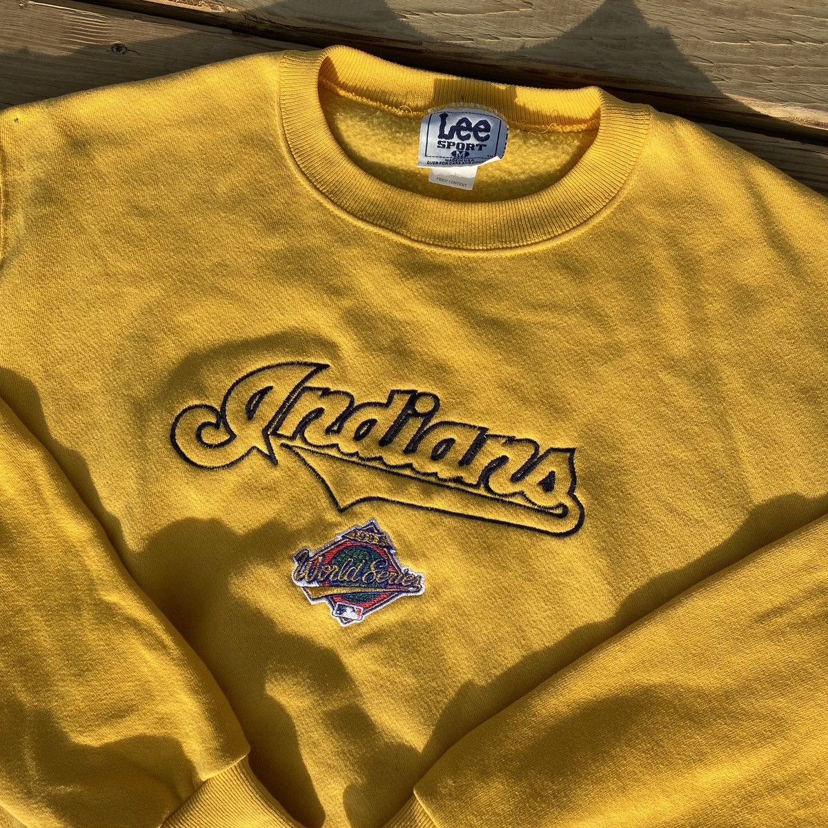 Lee Vintage Lee Cleveland Indians (Guardians) Signed Sweatshirt Size US M / EU 48-50 / 2 - 4 Thumbnail