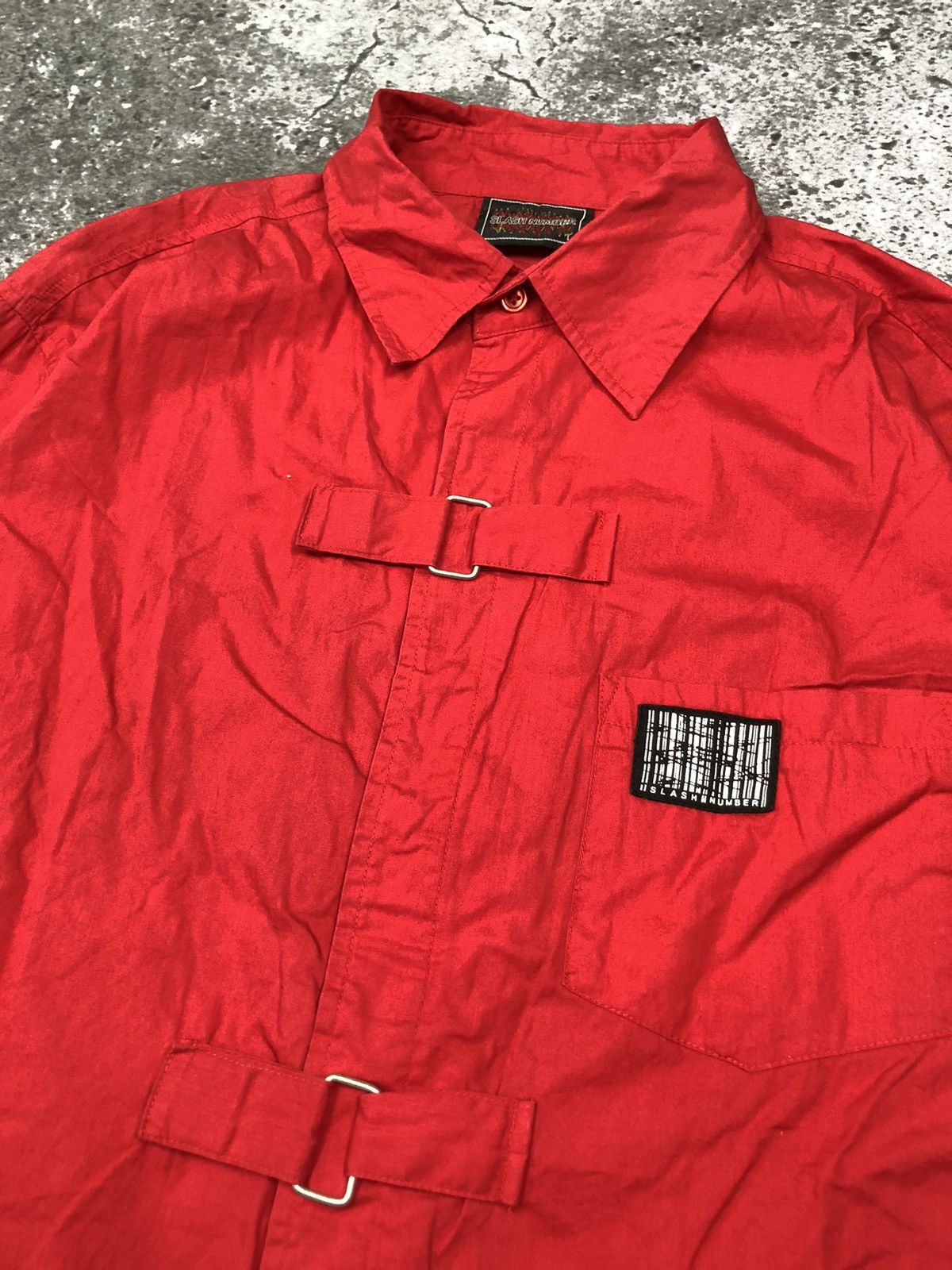 14th Addiction × Beauty Beast × Hysteric Glamour SLASH NUMBER BUTTON SHIRT Size US L / EU 52-54 / 3 - 3 Thumbnail