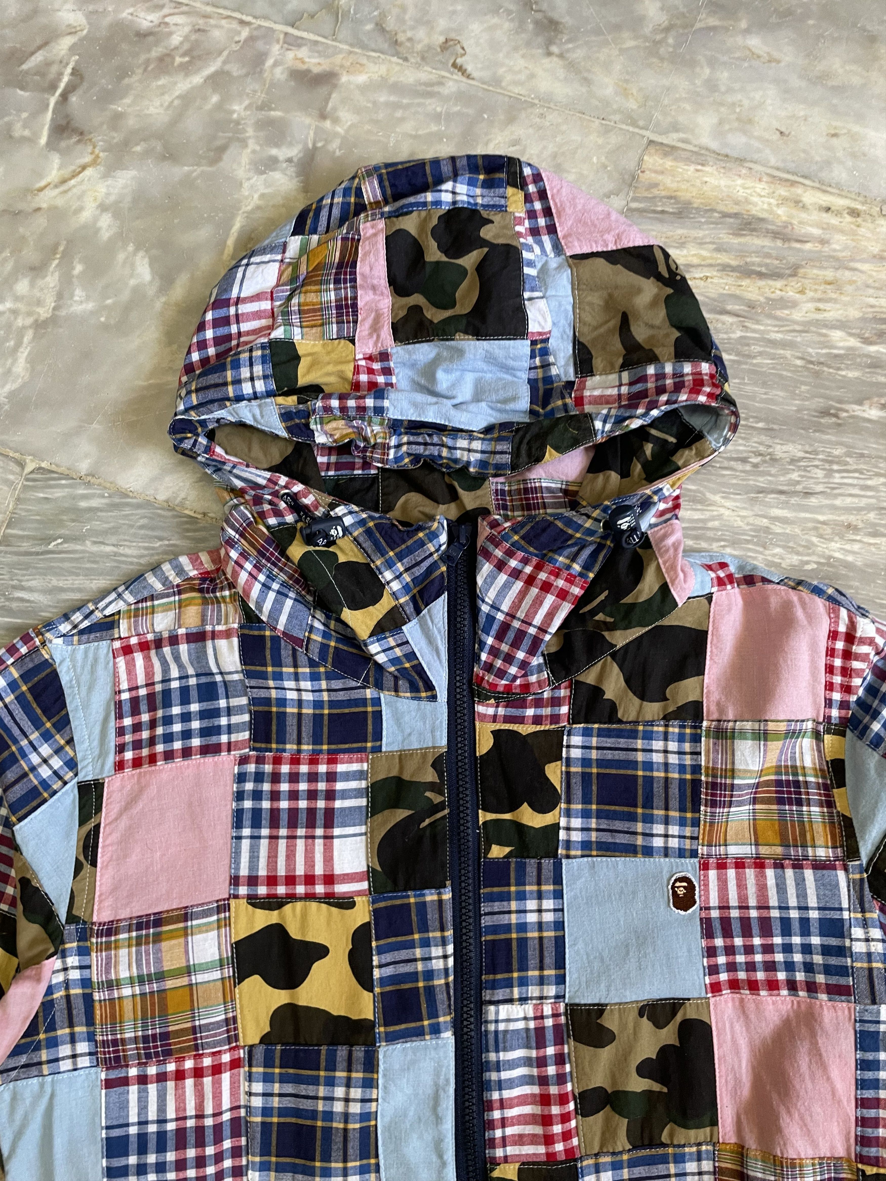 Bape Bape Patchwork 1st Camo Zip-Up Hoodie Size US L / EU 52-54 / 3 - 3 Thumbnail