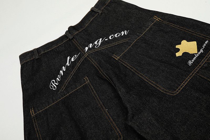 Jean American Retro Loose-Fit Street-Style Casual Jeans Size US 32 / EU 48 - 5 Thumbnail