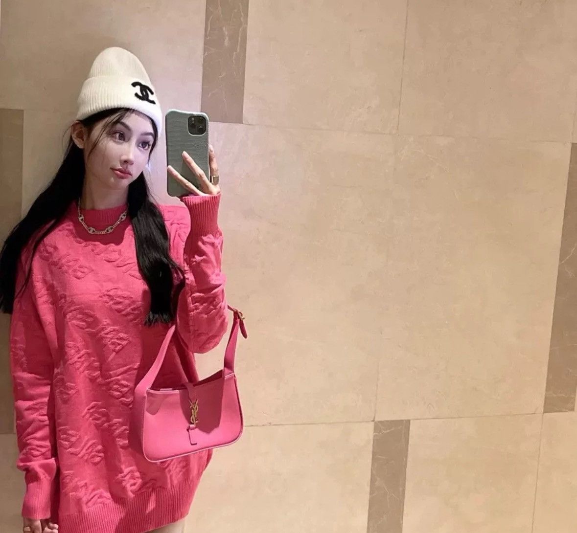 Balenciaga Balenciaga Rose Red Knitted Sweater2412-Nextarrow Size US S / EU 44-46 / 1 - 9 Thumbnail