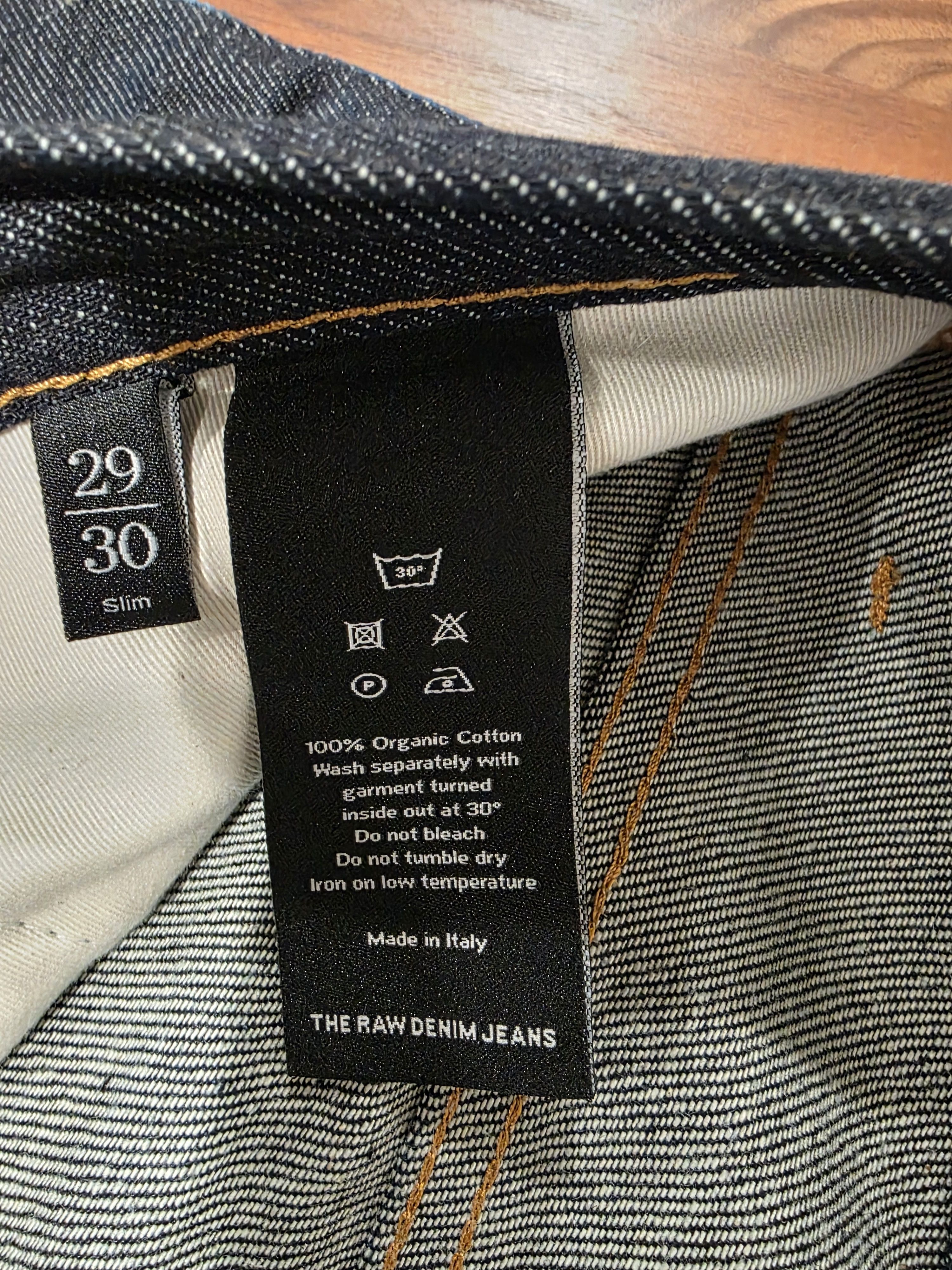Asket The Raw Denim Jean in 29 by 30 slim Size US 29 - 3 Thumbnail