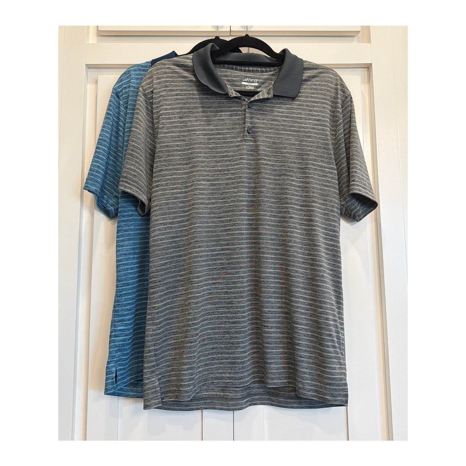 Other bcg golf 2 polo's, one blue, one gray LG Size US L / EU 52-54 / 3 - 2 Thumbnail