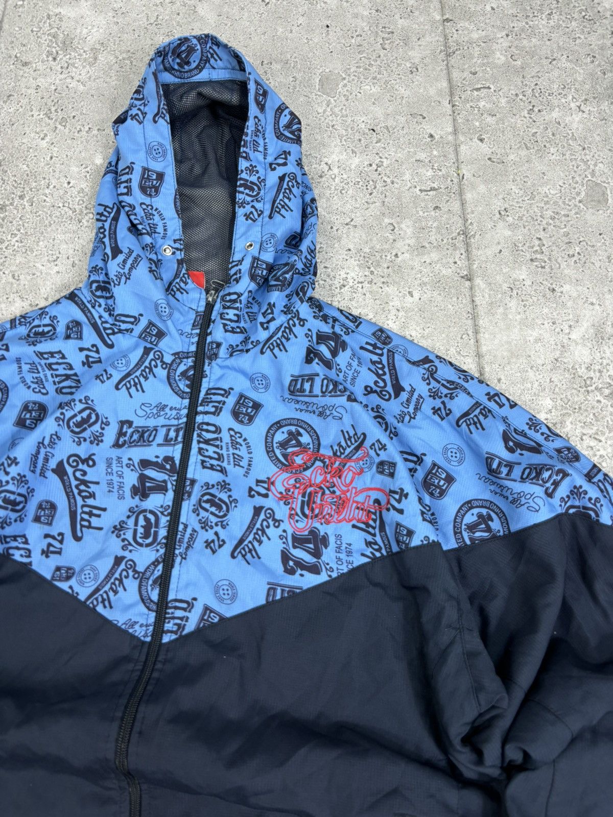 Ecko Unltd. × Rap Tees × Vintage Vintage 2000s Hip Hop Rap Oversized Boxy Ecko Jacket Y2K Size US M / EU 48-50 / 2 - 6 Thumbnail