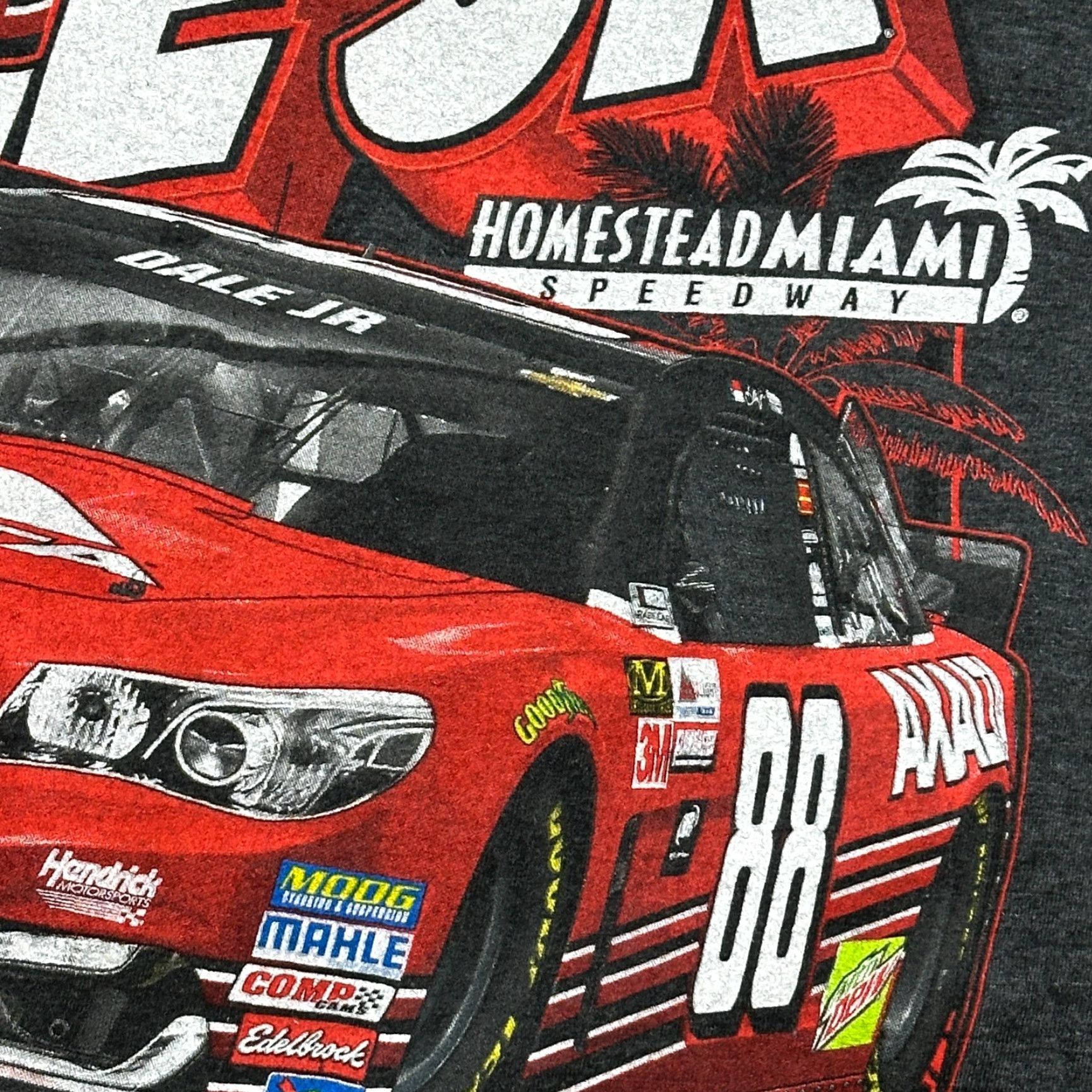 Vintage NASCAR Shirt Mens 3XL Gray Fanatics Dale Jr Nation Appreciation Tour 2017 #88 Size US XXL / EU 58 / 5 - 4 Thumbnail