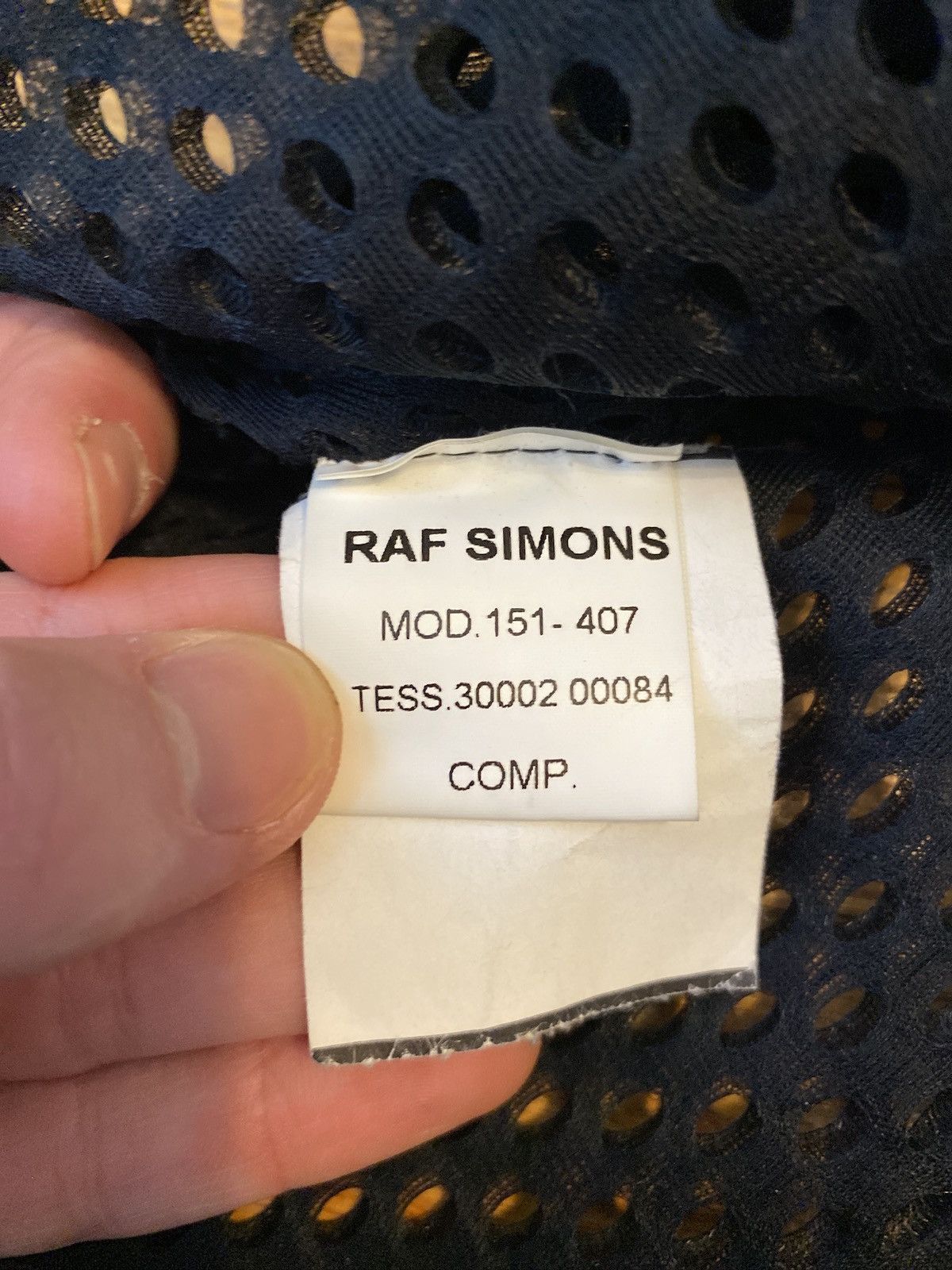 Raf Simons Raf Simons SS15 Black Mesh Tank Size US M / EU 48-50 / 2 - 7 Thumbnail