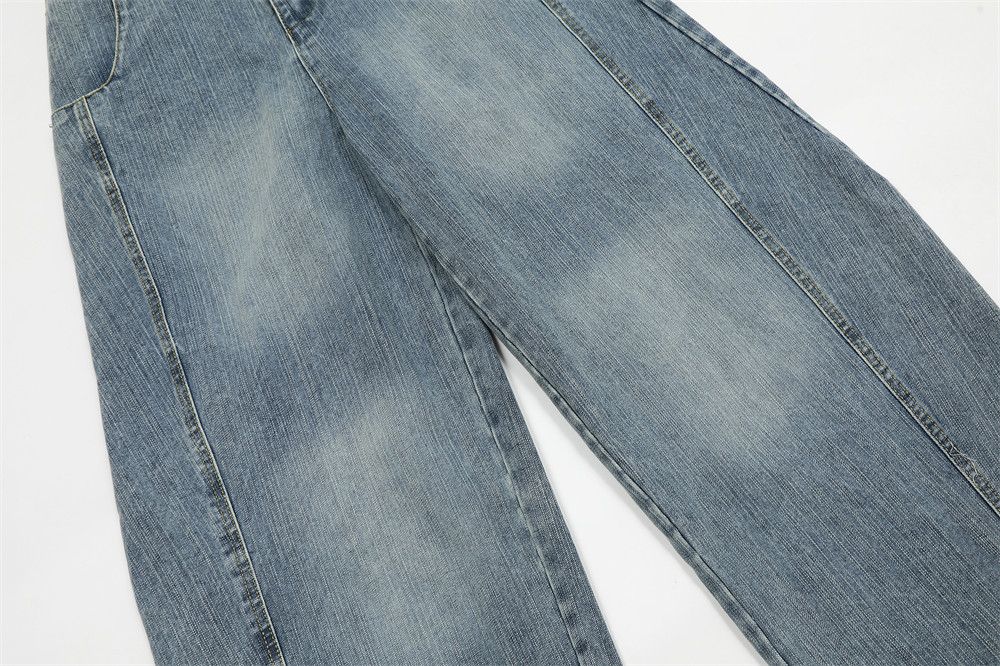 Japanese Brand American retro high street trend washed scimitar jeans Size US 32 / EU 48 - 5 Thumbnail