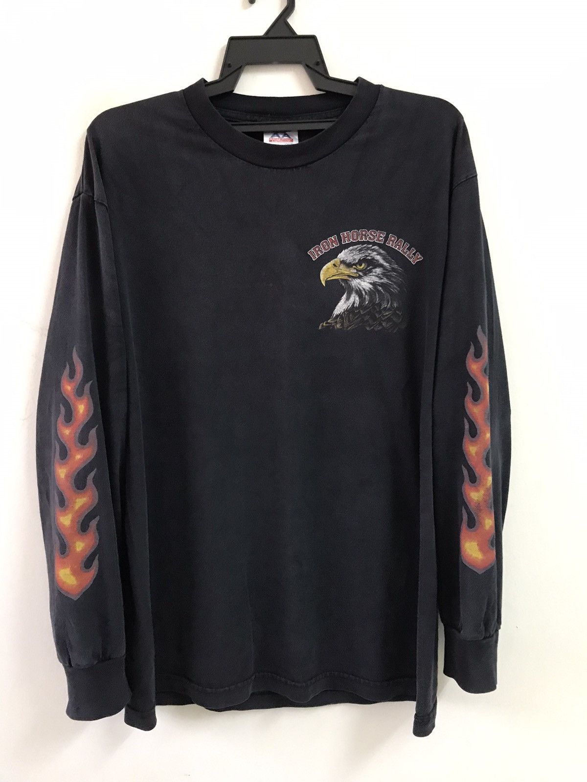 Harley Davidson × Vintage × West Coast Choppers Vintage Iron Horse Rally Terry’s Biker T-Shirt Size US L / EU 52-54 / 3 - 5 Thumbnail