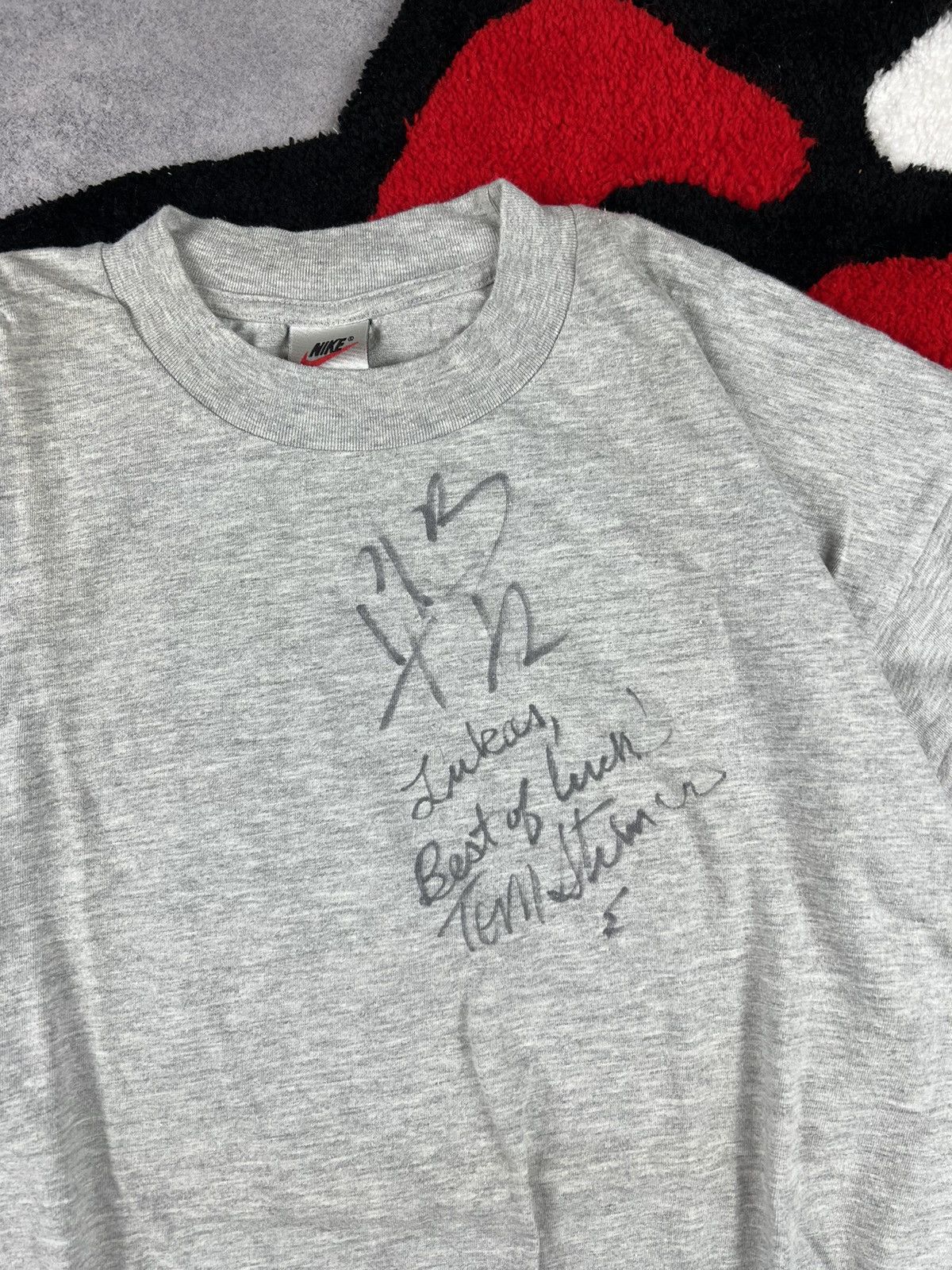 Vintage Vintage Nike Swiss All Star Basketball Camp 1998 Y2K Tee Size US L / EU 52-54 / 3 - 8 Thumbnail