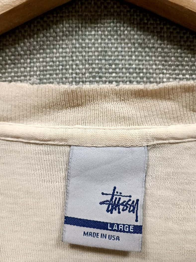 Stussy vintage 90s t shirt stussy made in usa Size US L / EU 52-54 / 3 - 5 Thumbnail