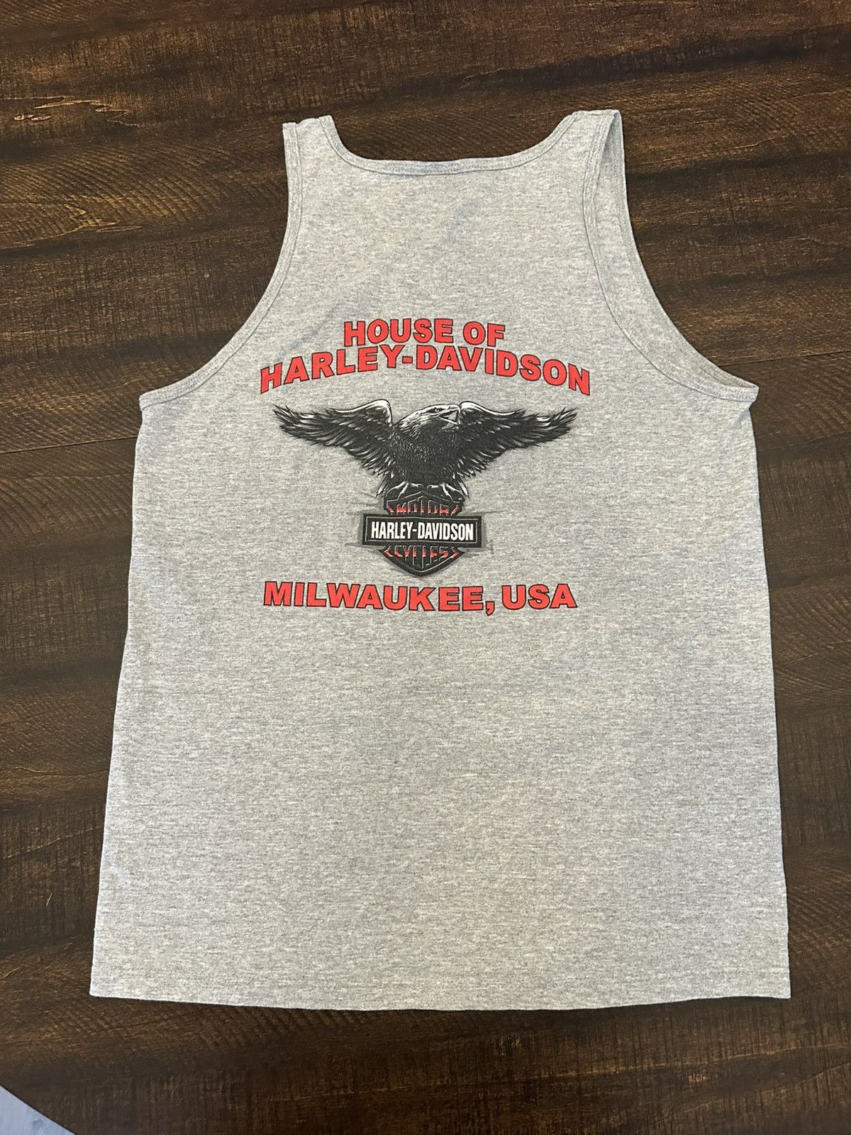 Harley Davidson 2004 Harley Davidson Men’s Tank Top-Milwaukee-Size Medium Size US M / EU 48-50 / 2 - 8 Thumbnail