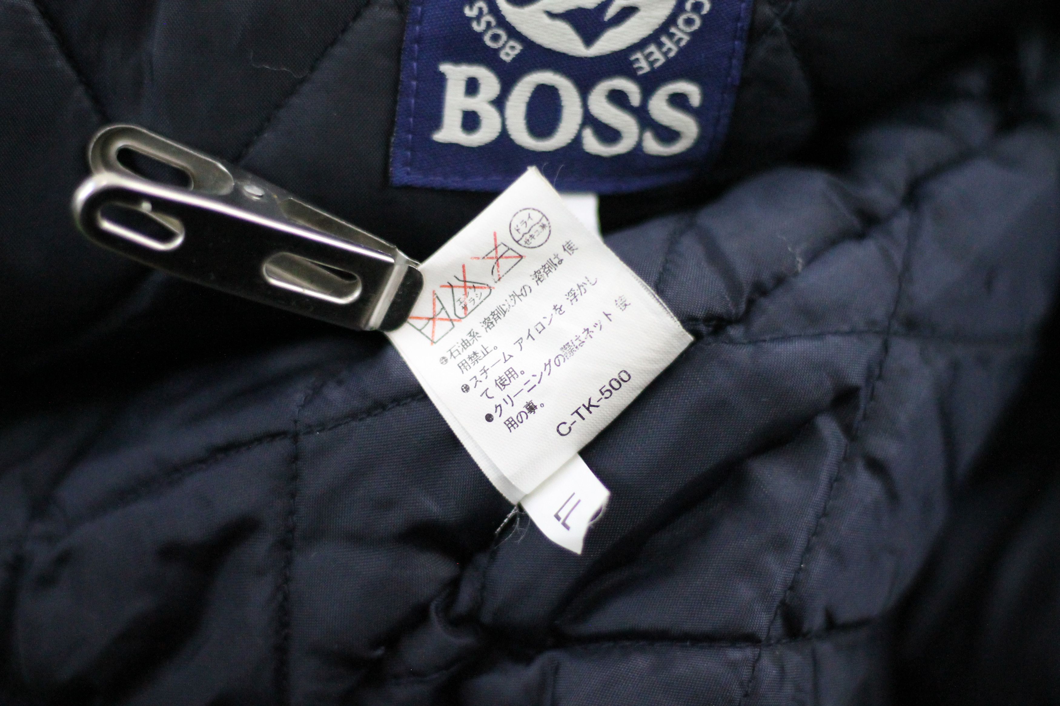 Japanese Brand × Vintage Vintage Suntory Boss Coffee Big Logo Bomber Jacket Size US L / EU 52-54 / 3 - 13 Thumbnail