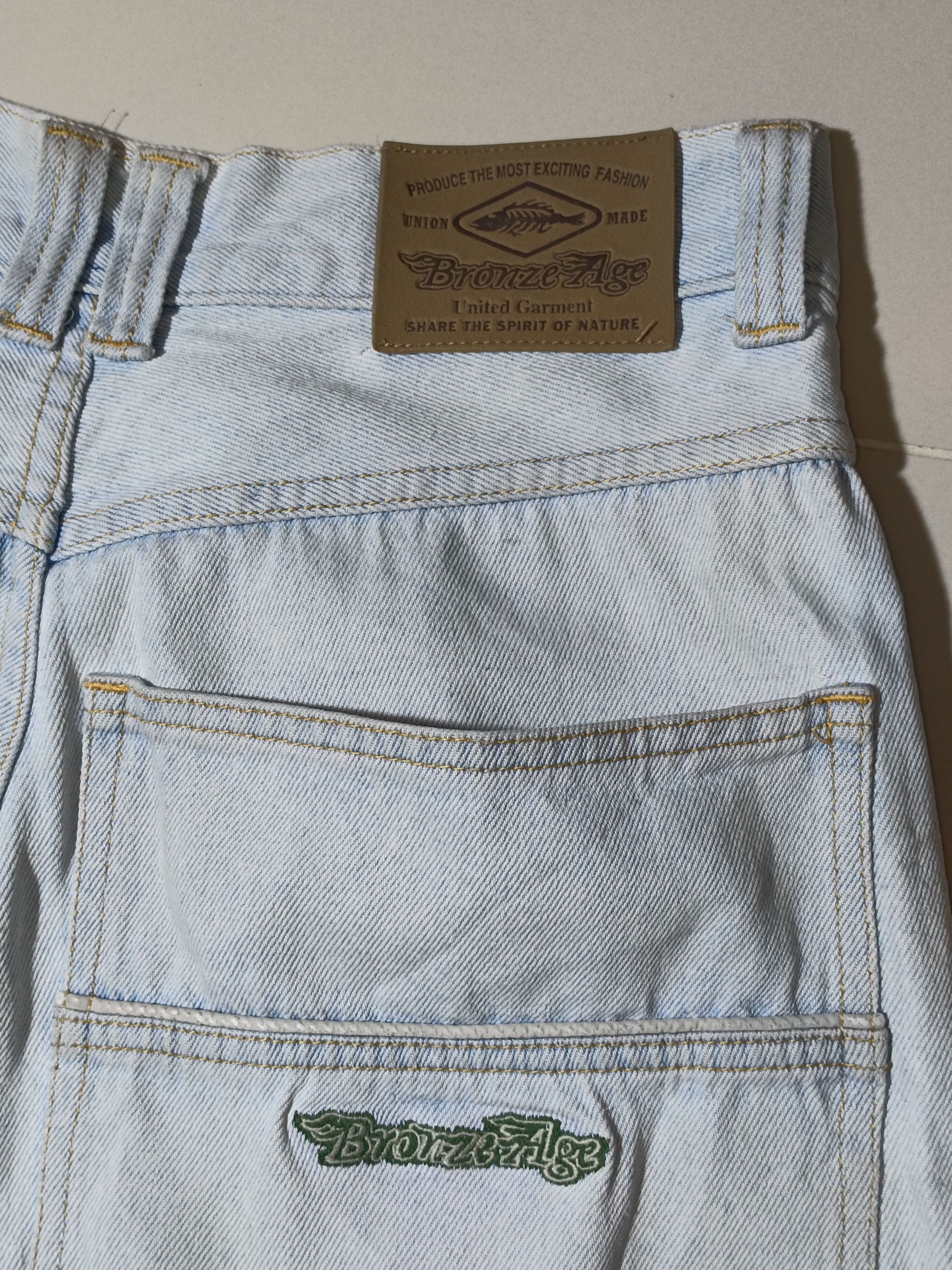 Vintage Vintage Bronze Age Baggy Mud Wash Sun Faded Skate Denim Size US 30 / EU 46 - 4 Thumbnail
