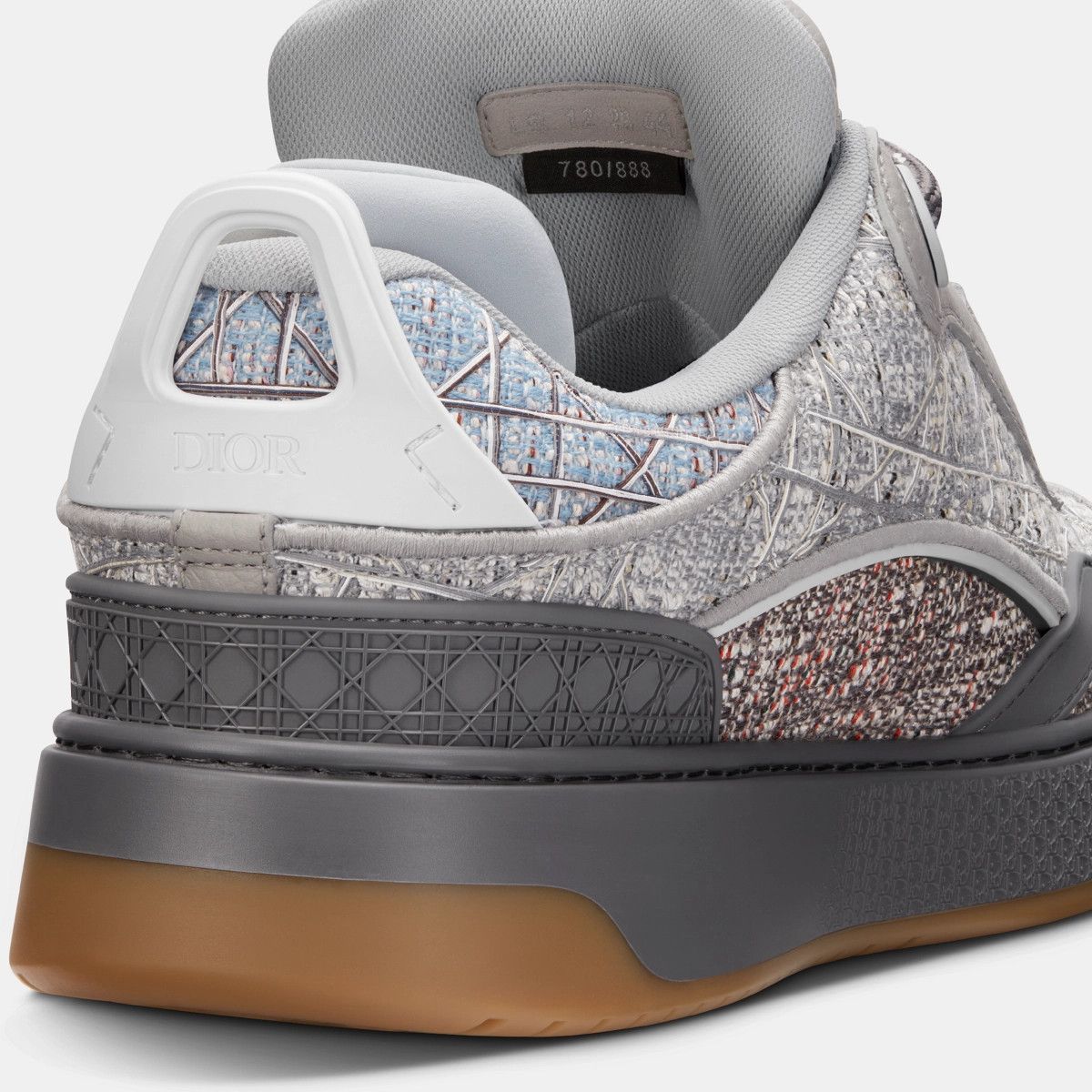 Dior o1bcso1str0126 B9s Skater Sneaker in Deep Grey Size US 9 / EU 42 - 5 Thumbnail