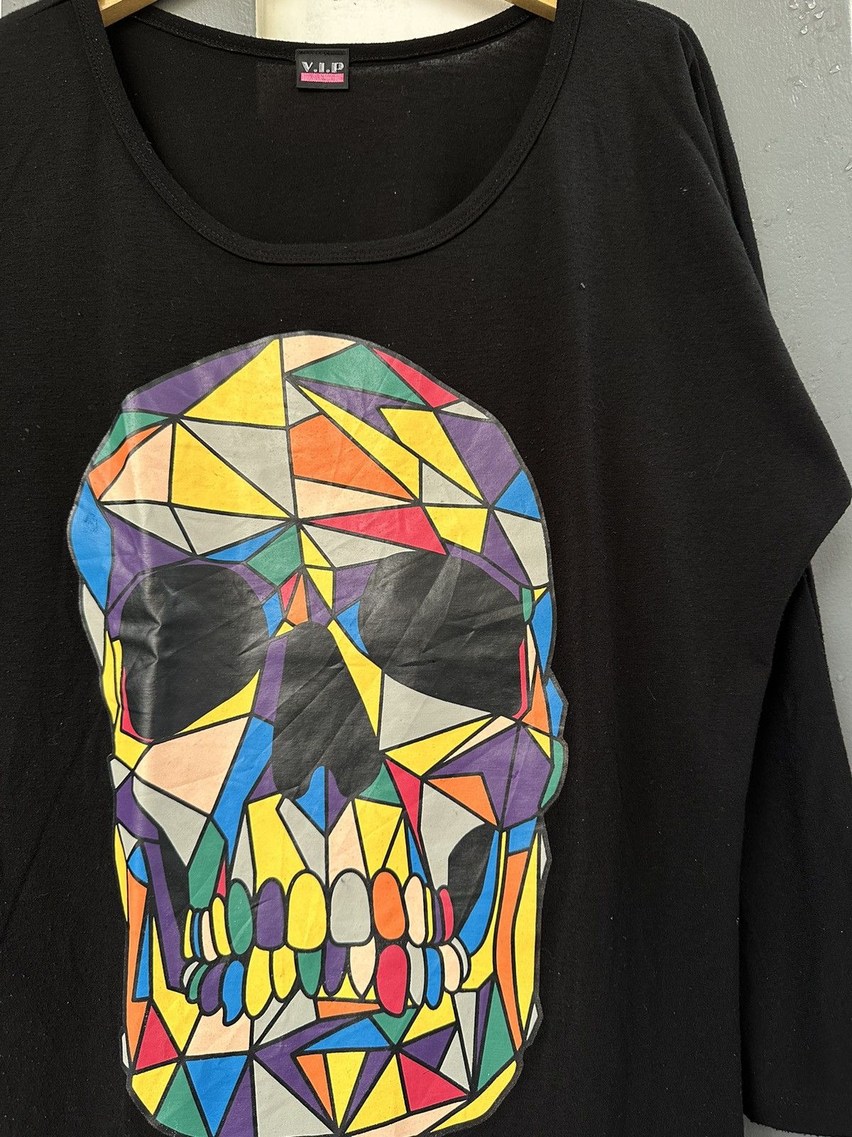 Hysteric Glamour CRAZY PUNK V.I.P DANCE BIG FACE SKULL MULTICOLOR LGB STYLE Size XL / US 12-14 / IT 48-50 - 2 Thumbnail