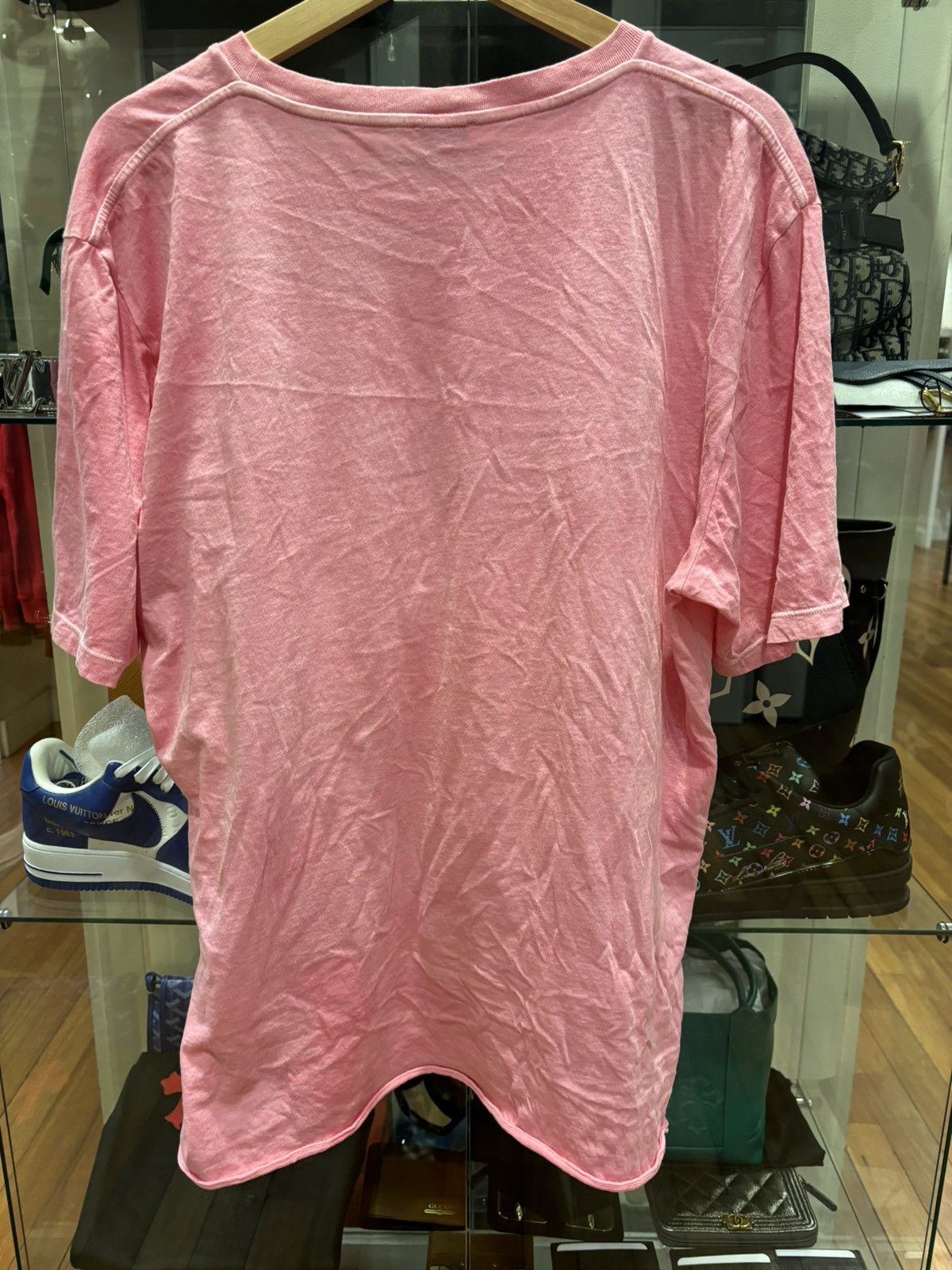 Yves Saint Laurent Saint Laurent Tee Pink Size US XXL / EU 58 / 5 - 2 Thumbnail