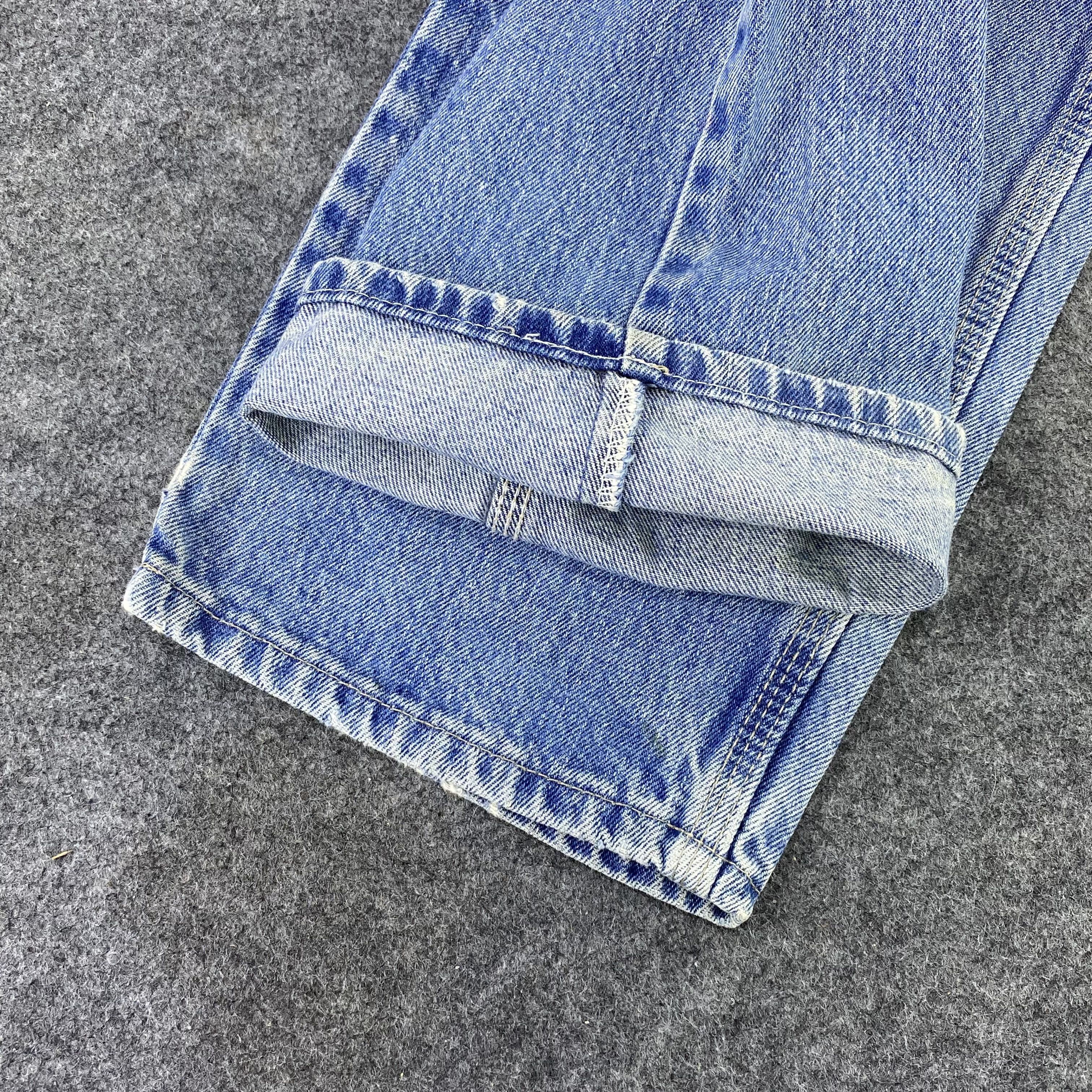 Dickies × Vintage Vintage Dickies Distres blue Wash relaxed fit jeans-J1148 Size US 36 / EU 52 - 16 Thumbnail