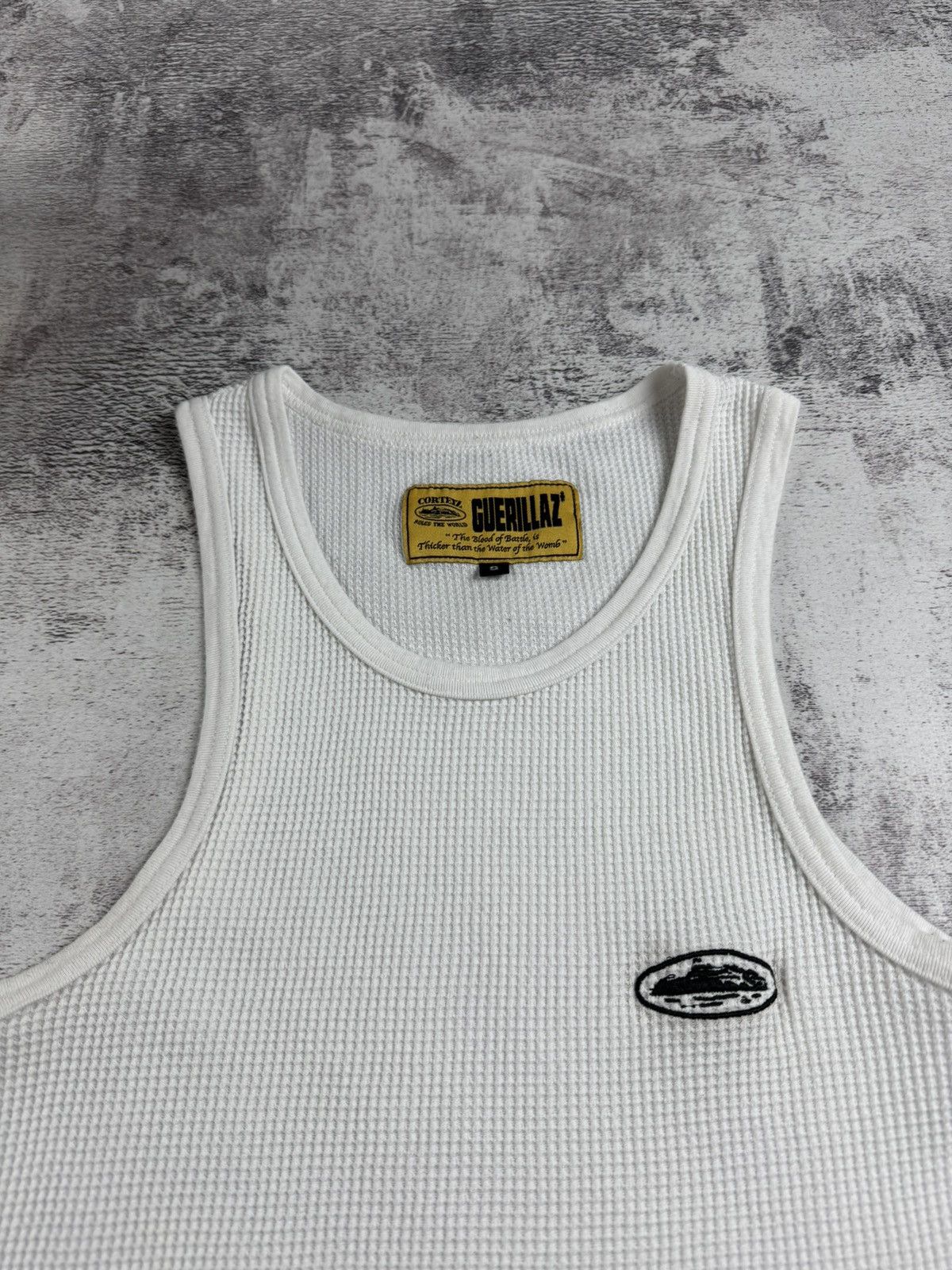 Corteiz Corteiz Alcatraz Waffle Tank Top Sleeveless Jersey T Shirt Size US S / EU 44-46 / 1 - 7 Thumbnail