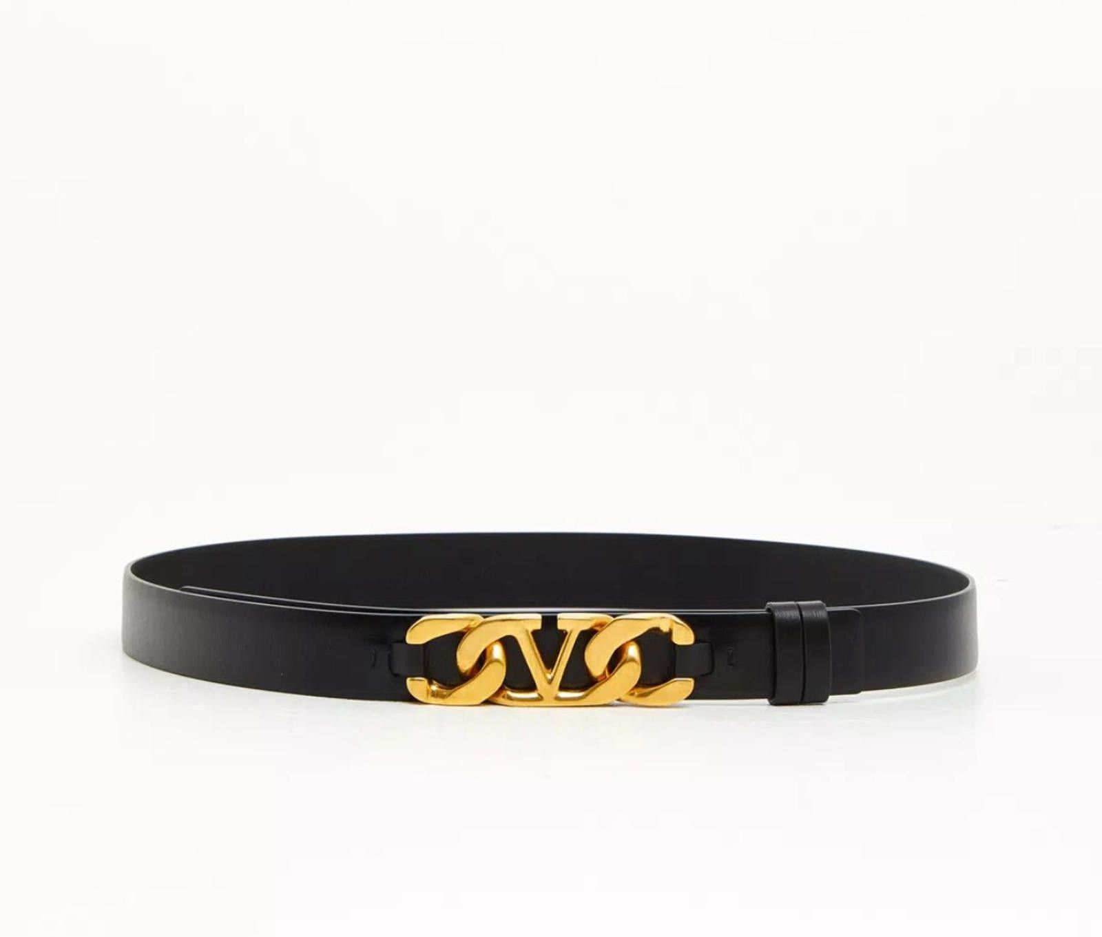 Valentino Valentino Vlogo Chain Shiny Belt Size 80 Size ONE SIZE - 1 Thumbnail
