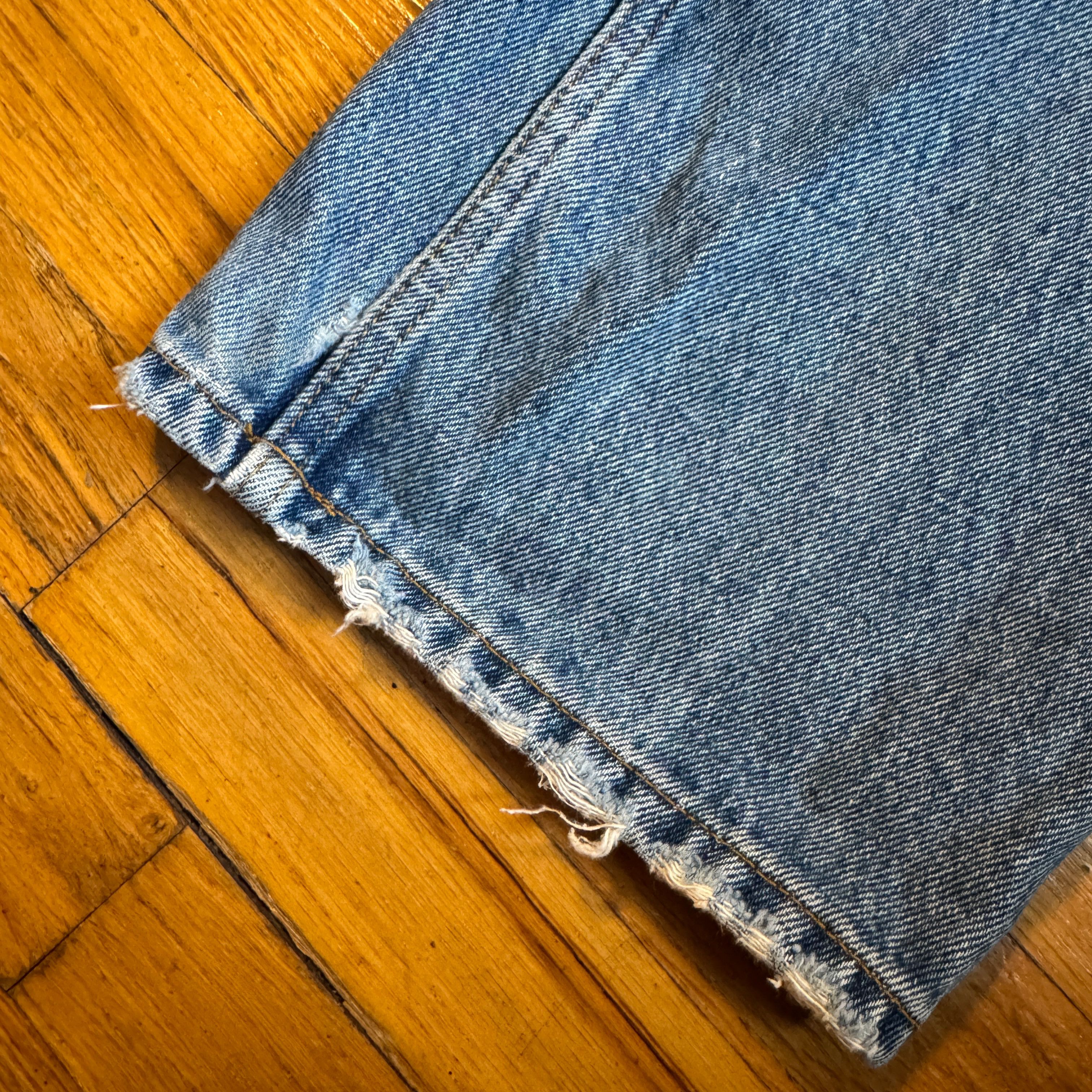 Sandro Faded Organic Cotton Straight Leg Jeans Size US 31 - 5 Thumbnail