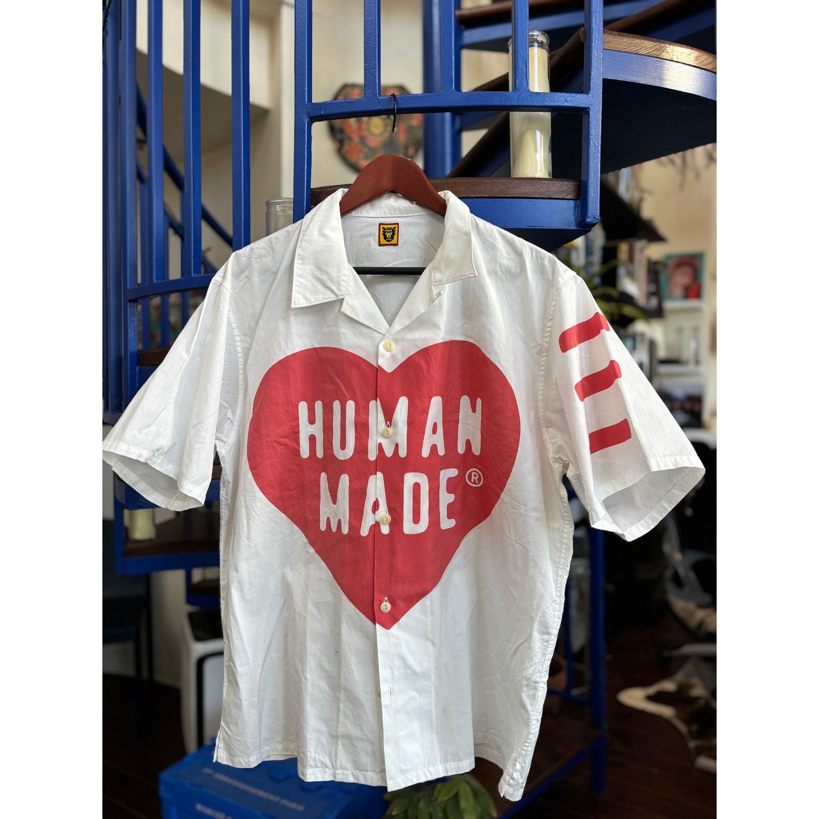 Human Made Big Heart Aloha Shirt