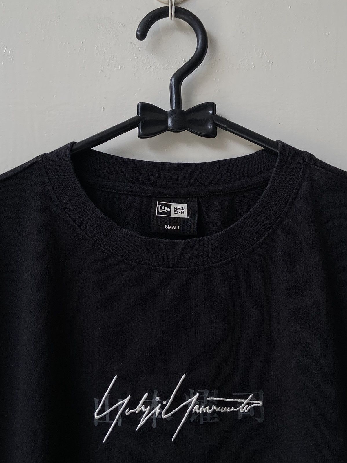 New Era × Yohji Yamamoto YOHJI YAMAMOTO x NEW ERA Black T-shirt Size US S / EU 44-46 / 1 - 4 Thumbnail