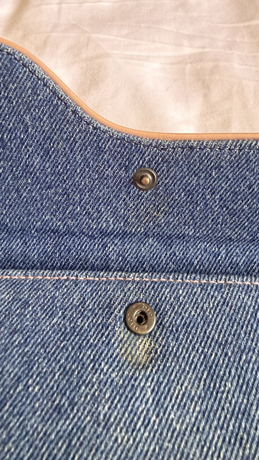 Dior Christian Dior Blue Denim Saddle Trifold Wallet Size ONE SIZE - 8 Thumbnail