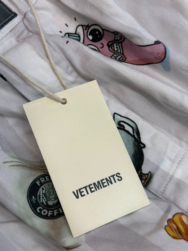 Vetements Vetements SizeXS 2019aw cartoon pajama pants Size US 31 - 2 Thumbnail